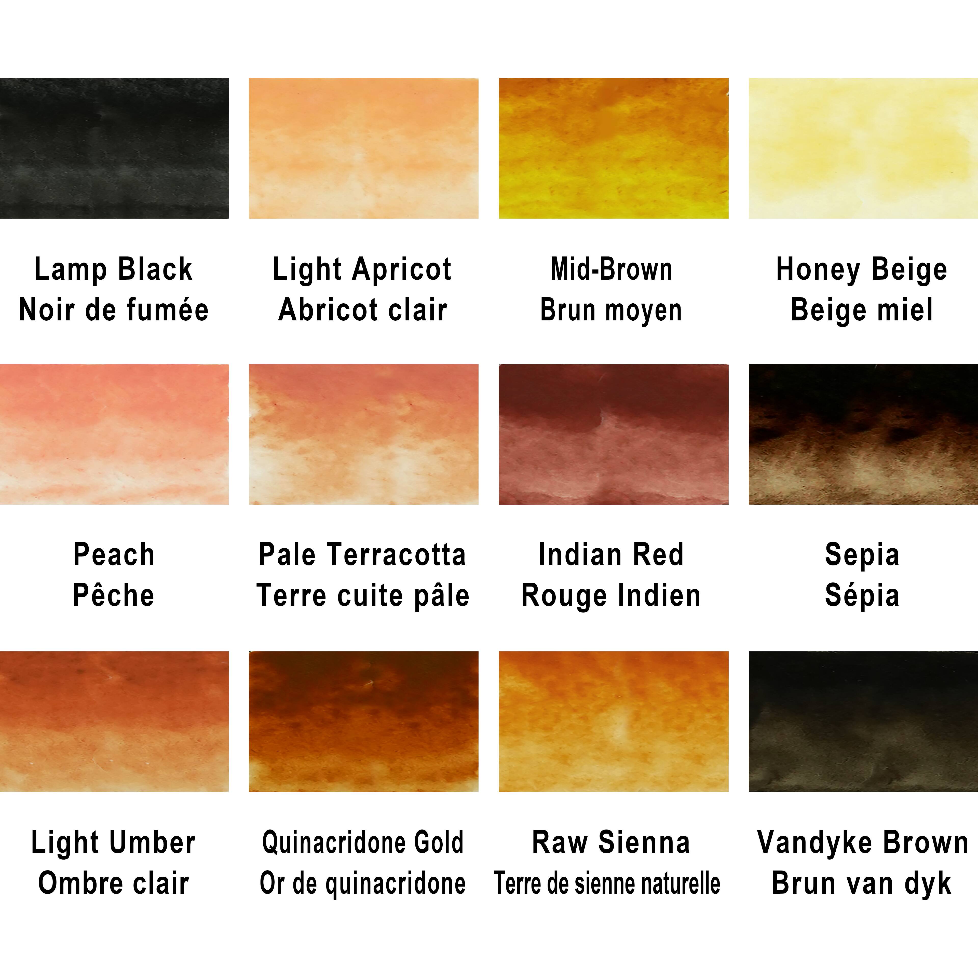 6 Pack: 12 Half Pans Portrait Watercolor Set by Artist's Loft™