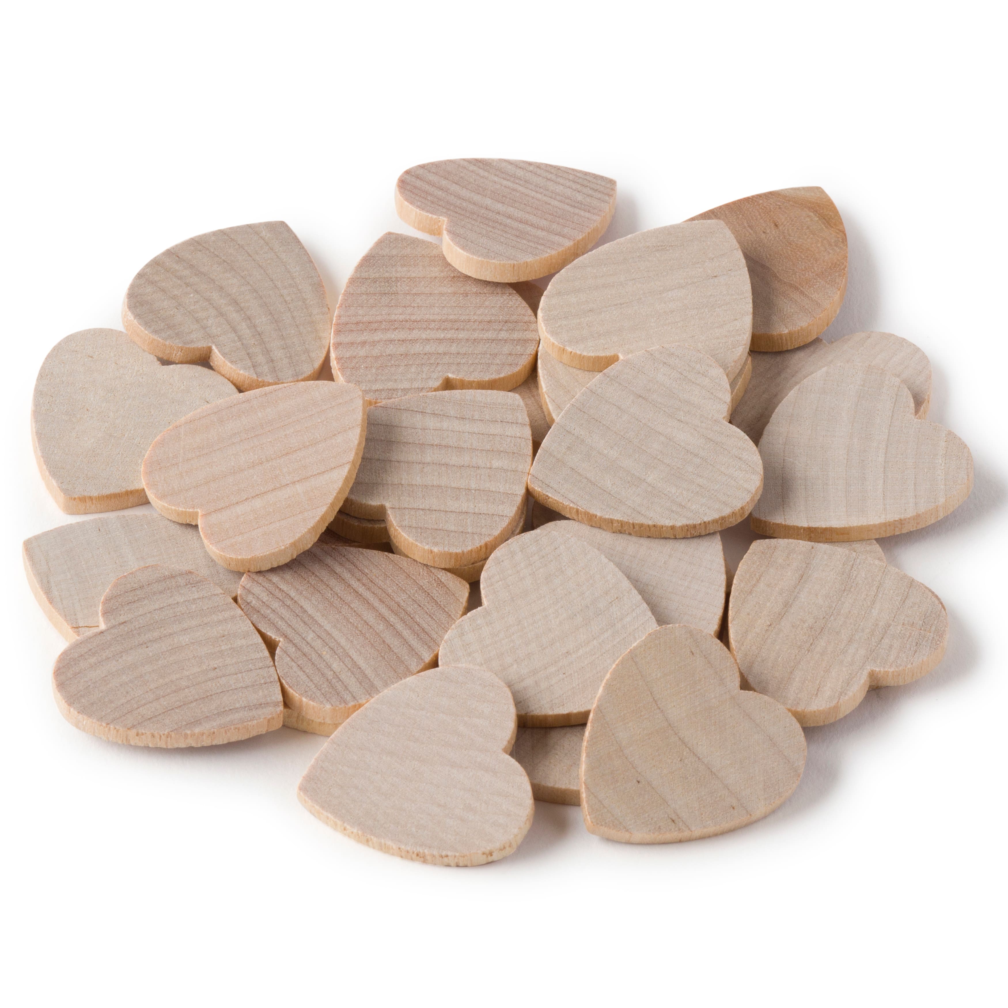 Light Wood Buttons with Stitches by Loops & Threads®