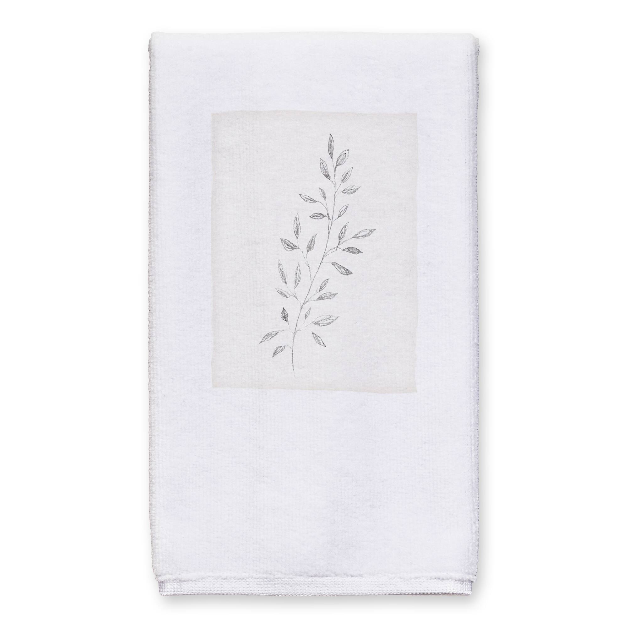 Leaves on Linen Tea Towel Set Michaels