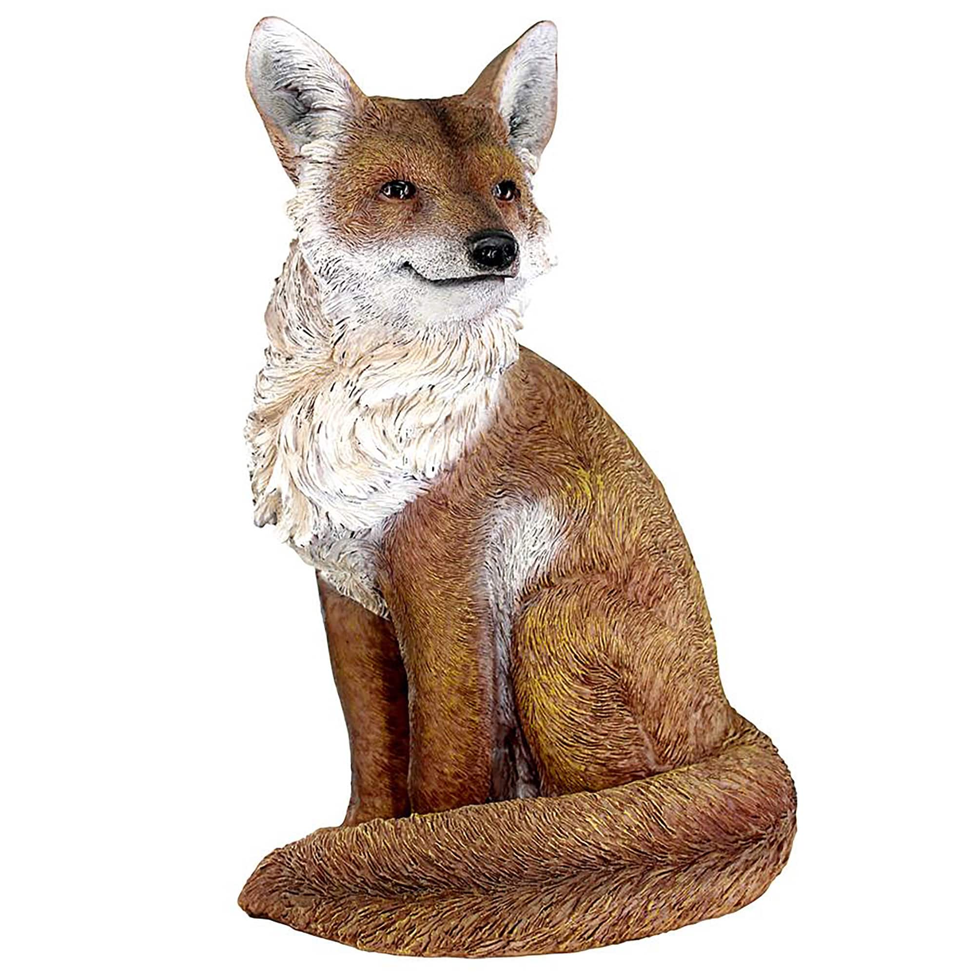 Design Toscano 15&#x22; Fabian the Flamboyant Fox Garden Statue