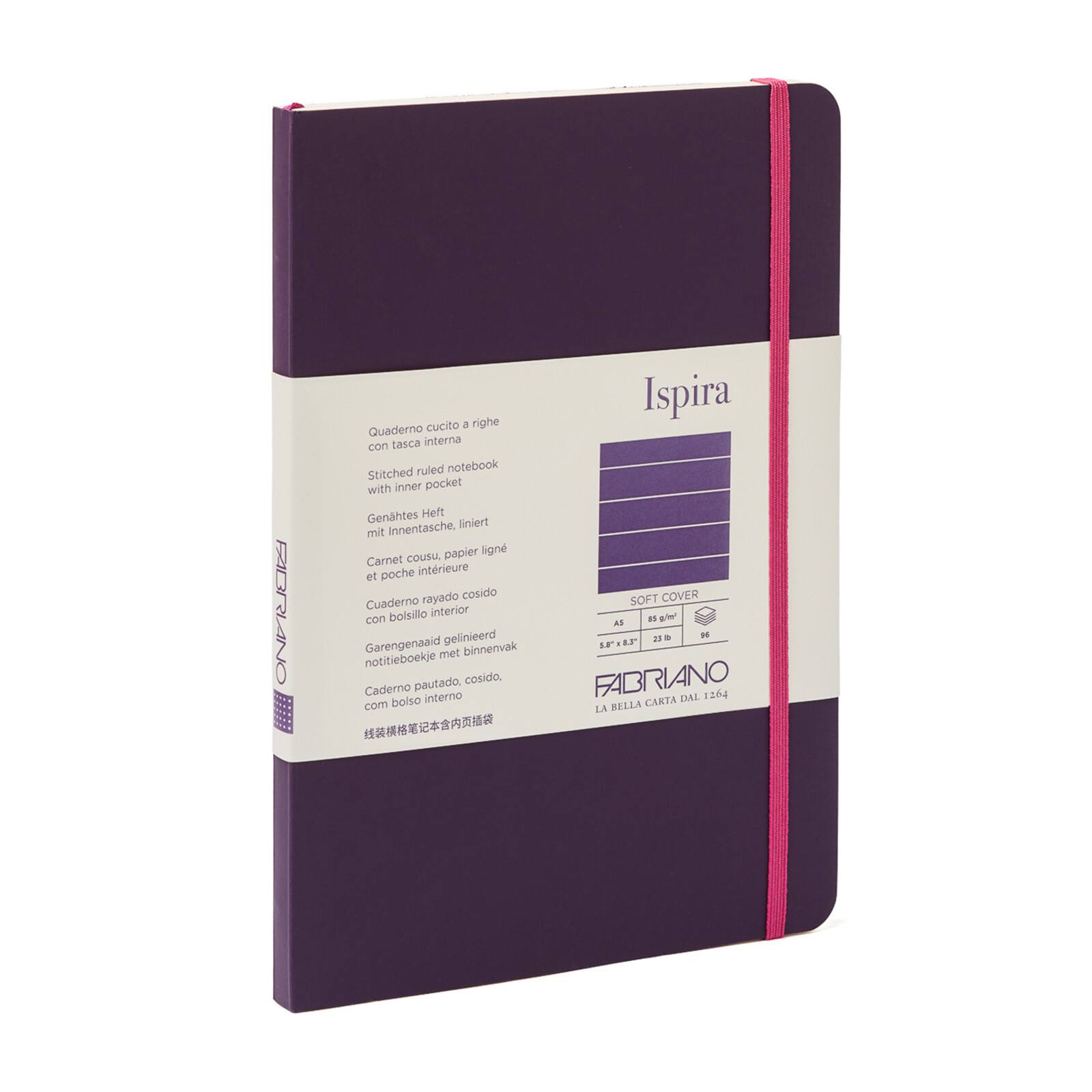 Fabriano® Ispira A5 Lined Softcover Notebook