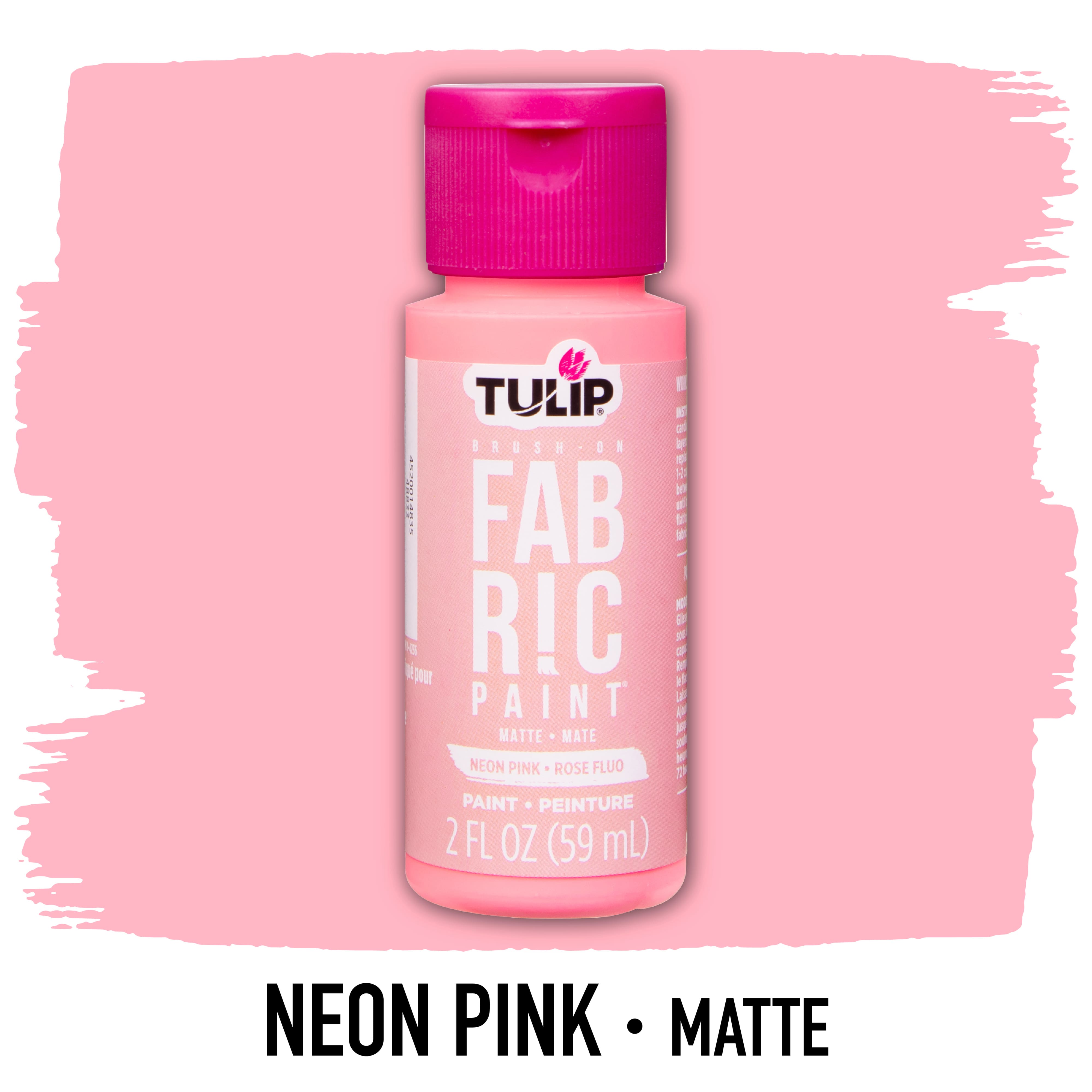 12 Pack: Tulip® Matte Neon Brush-On Fabric Paint