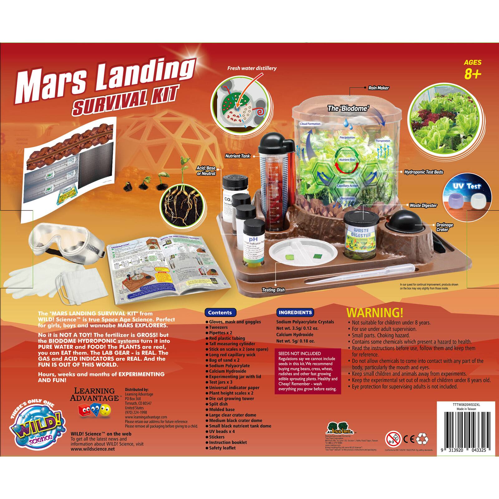 Learning Advantage™ Wild Environmental Science™ Mars Landing Survival Kit