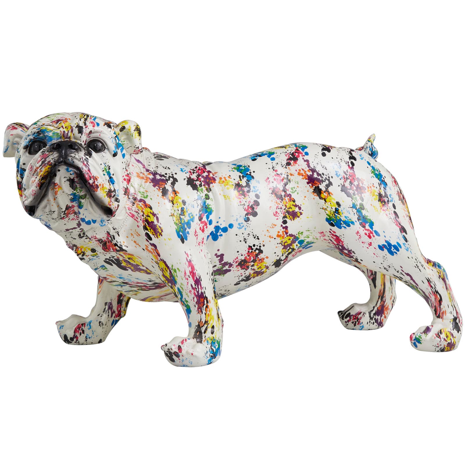 The Novogratz 19.25&#x22; Multicolored Bulldog Sculpture