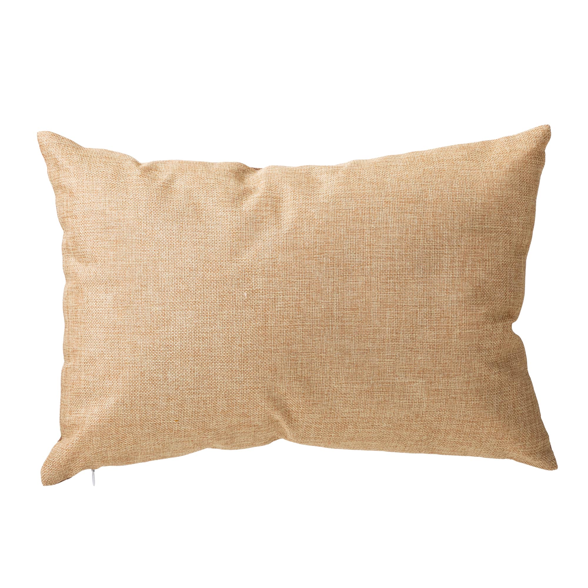 Glitzhome® Faux Burlap Fall Pumpkin Pillow