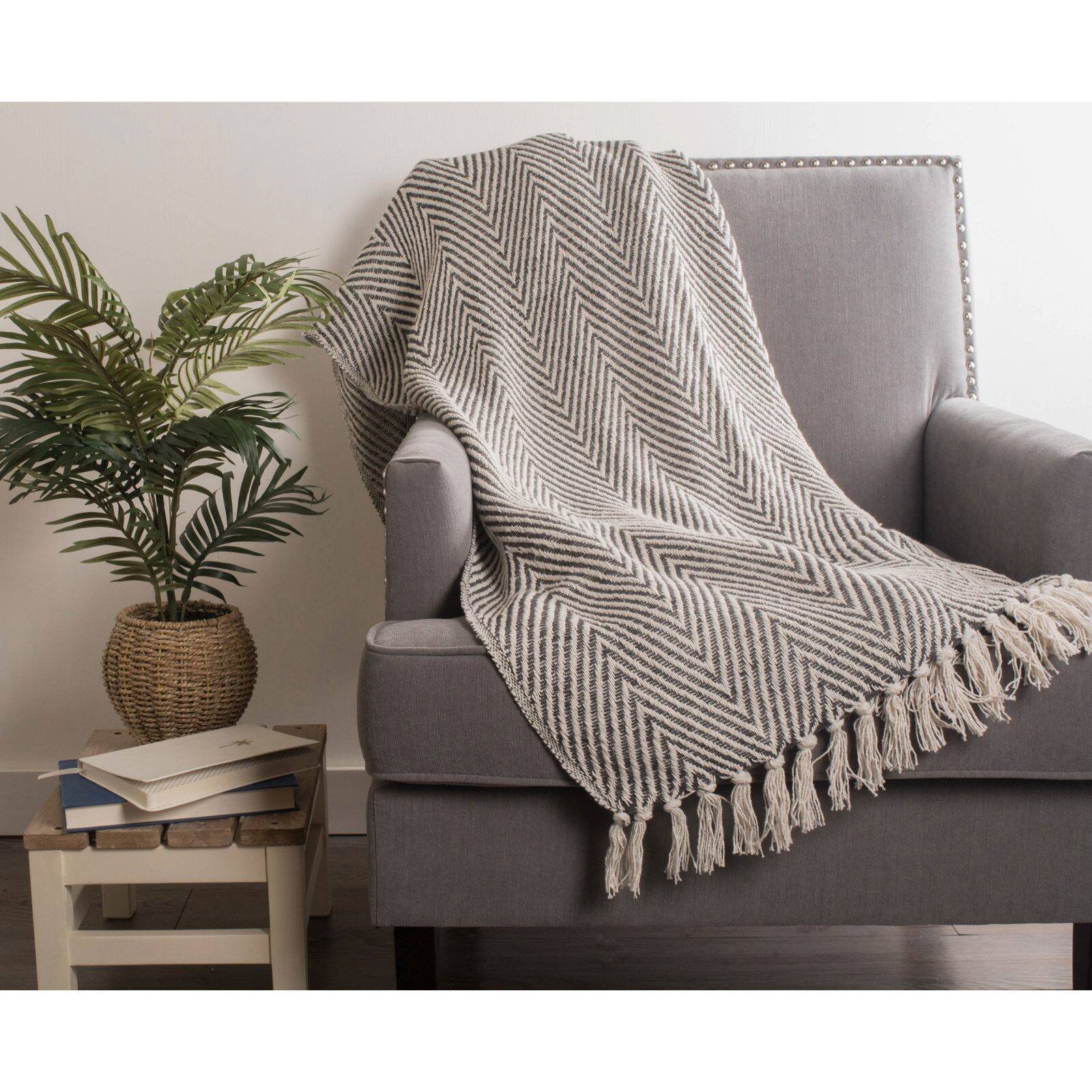 DII&#xAE; Mineral Urban Chevron Throw