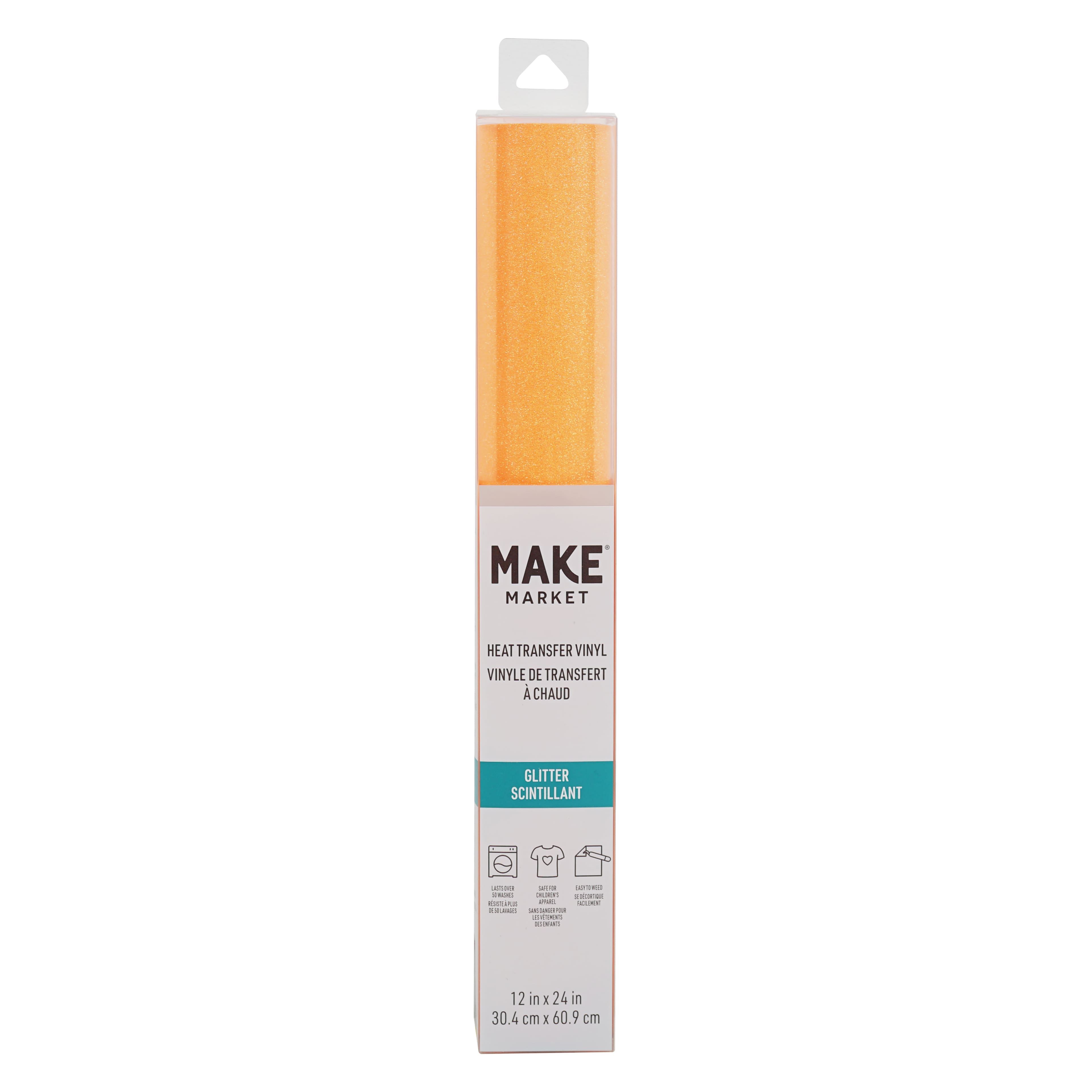 12 Pack: Glittery Heat Transfer Vinyl by Make Market&#xAE;
