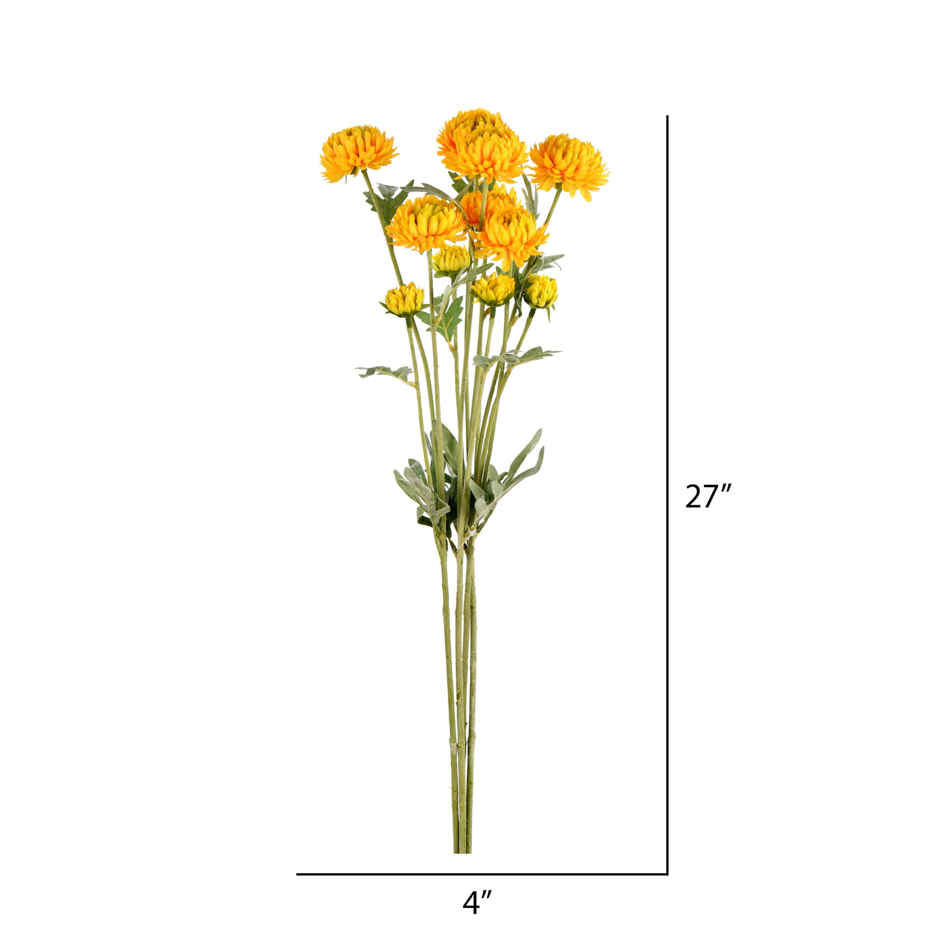 Yellow Daisy Spray, 4ct.