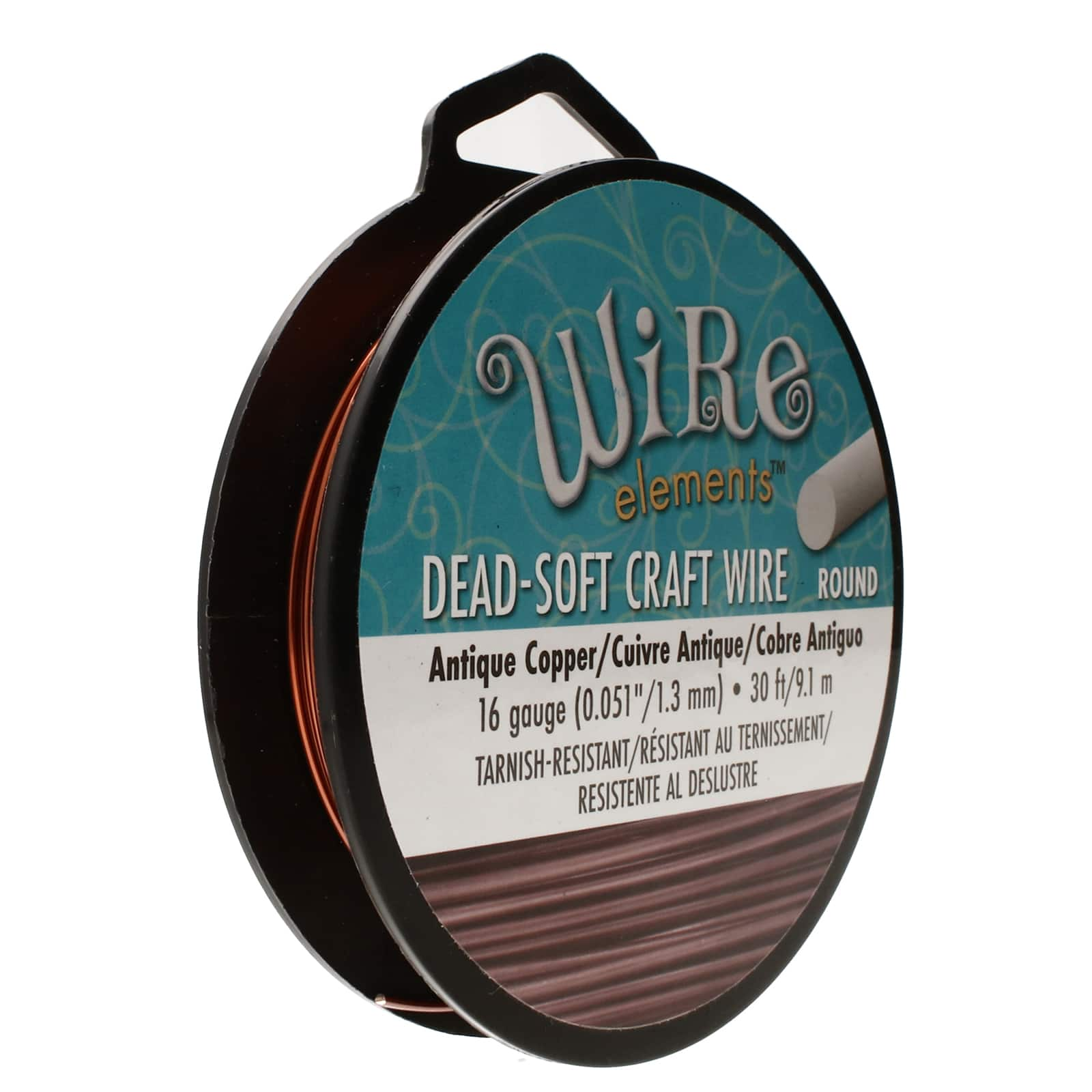 BeadSmith Craft Wire 28 Gauge ANTIQUE COPPER