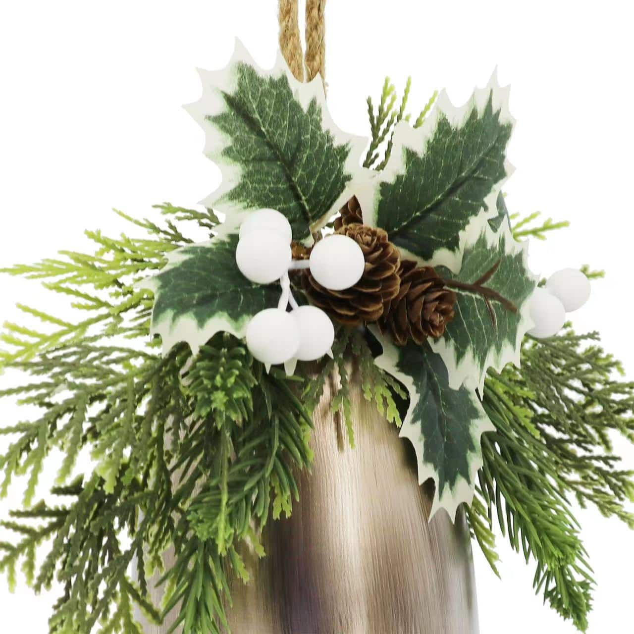 10&#x22; Bell with Holiday Foliage Wall D&#xE9;cor by Ashland&#xAE;