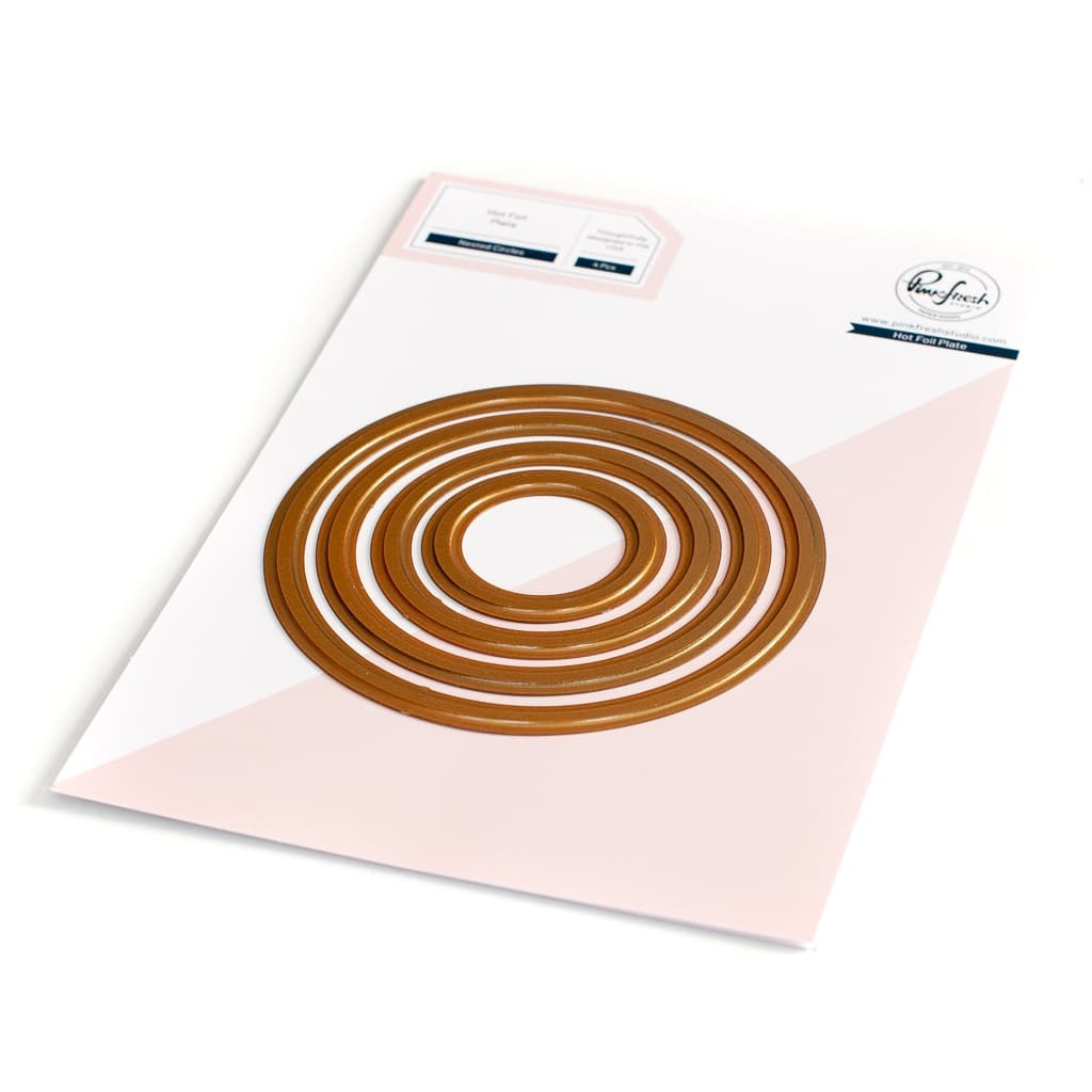 Pinkfresh Studio Nested Circles Hot Foil Plates