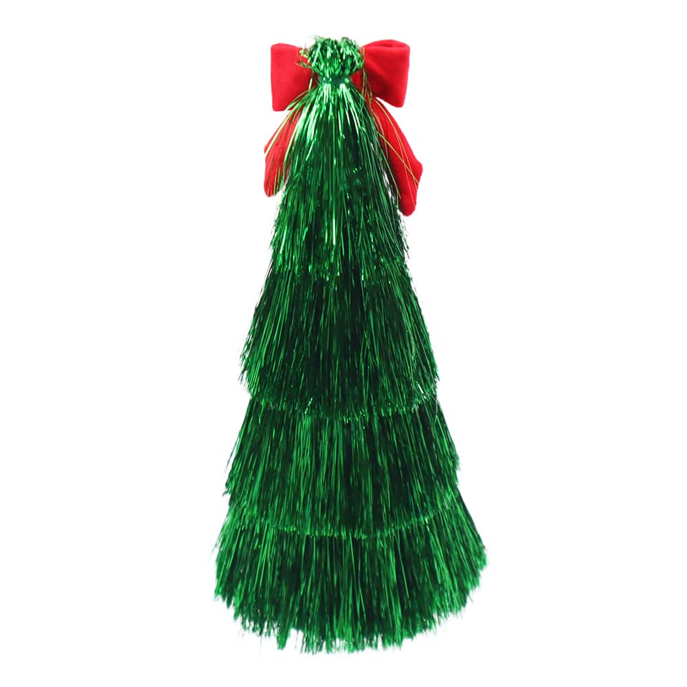 Tinsel Tree with Bow Tabletop D&#xE9;cor by Ashland&#xAE;