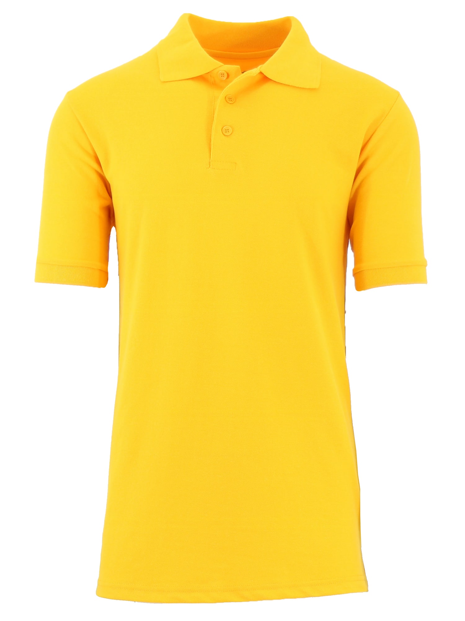 Galaxy by Harvic Short Sleeve Men's Pique Polo Shirt