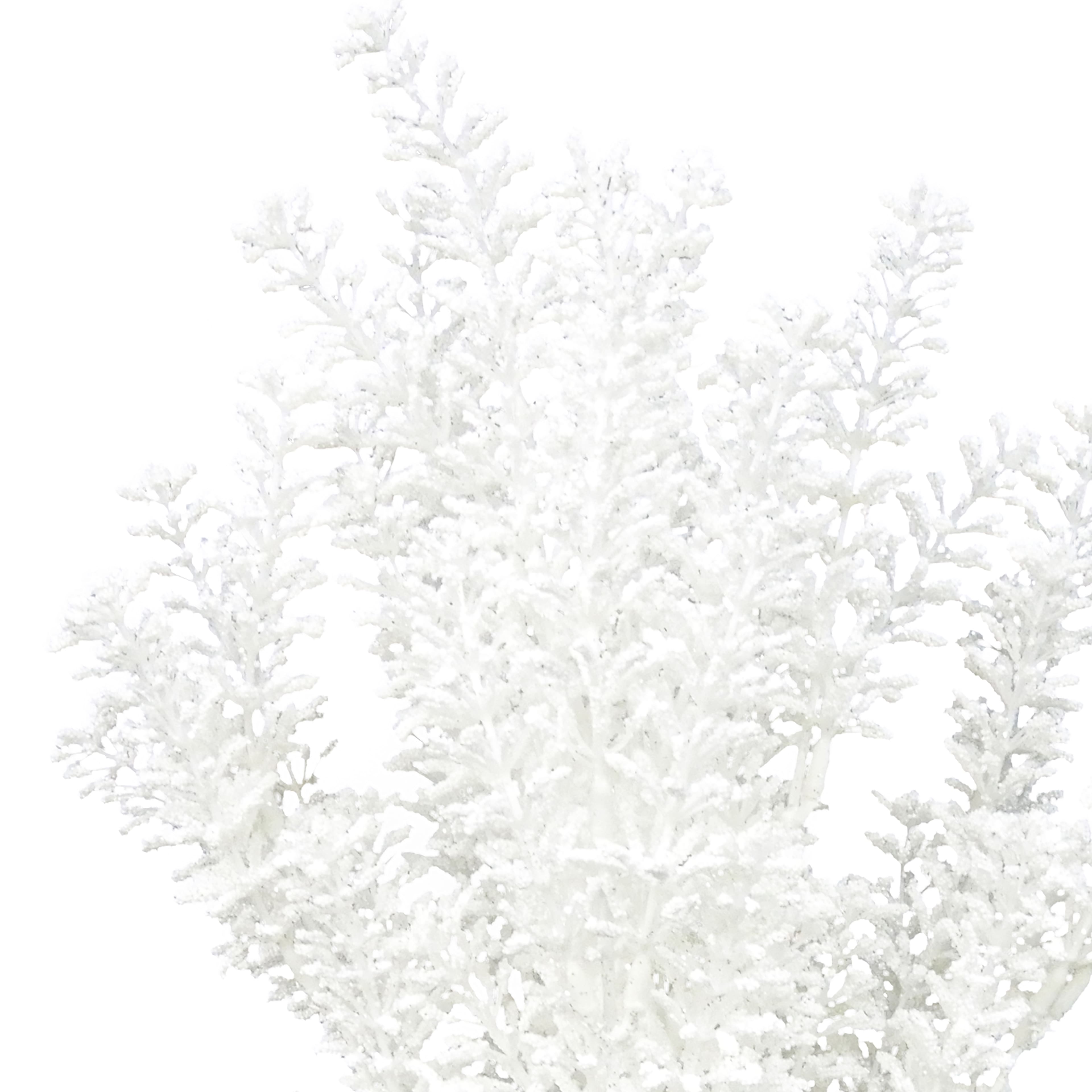 18&#x22; White Glitter Berry Bush by Ashland&#xAE;