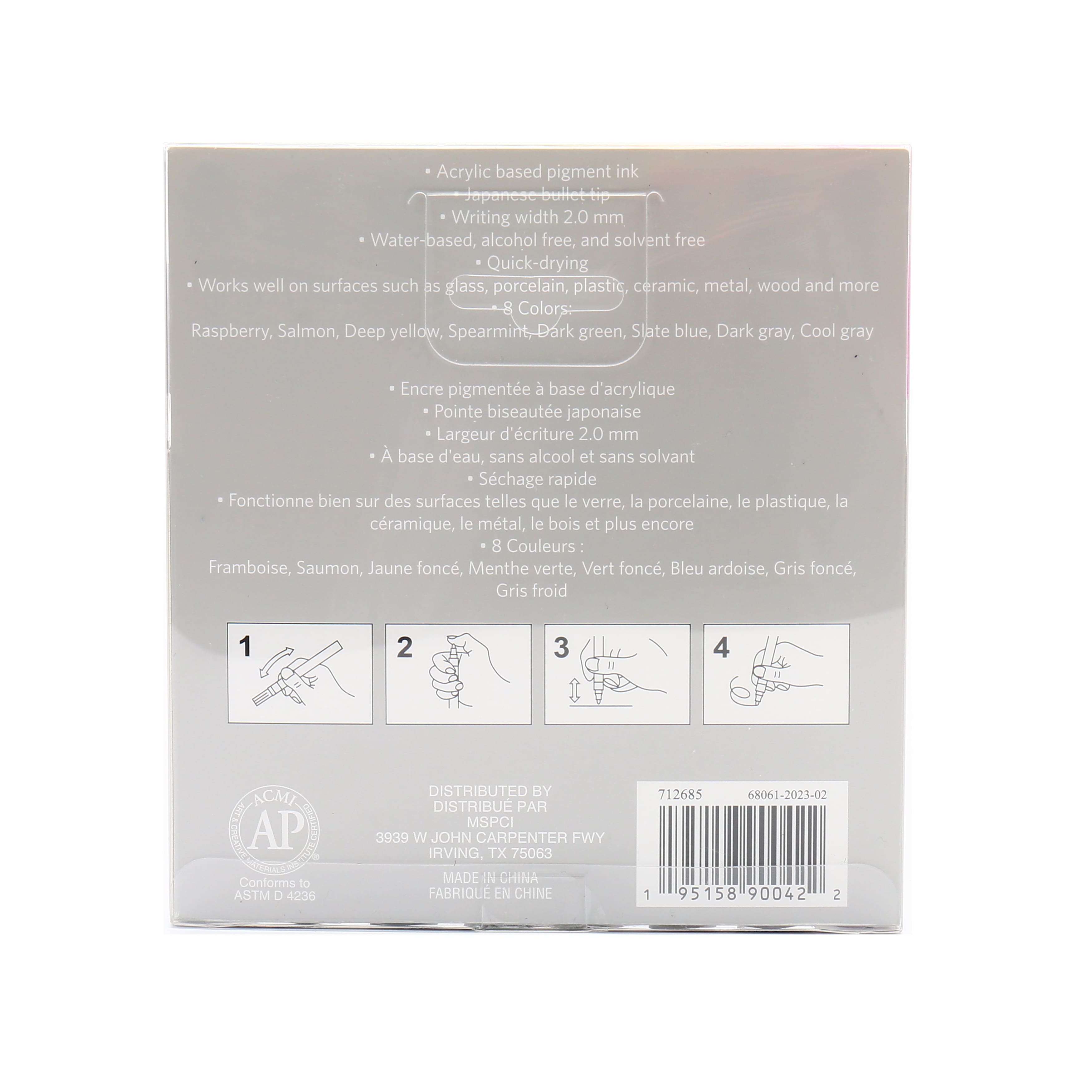 6 Packs: 8 ct. (48 total) Fashion Colors Acrylic Paint Marker Set by Artist's Loft™