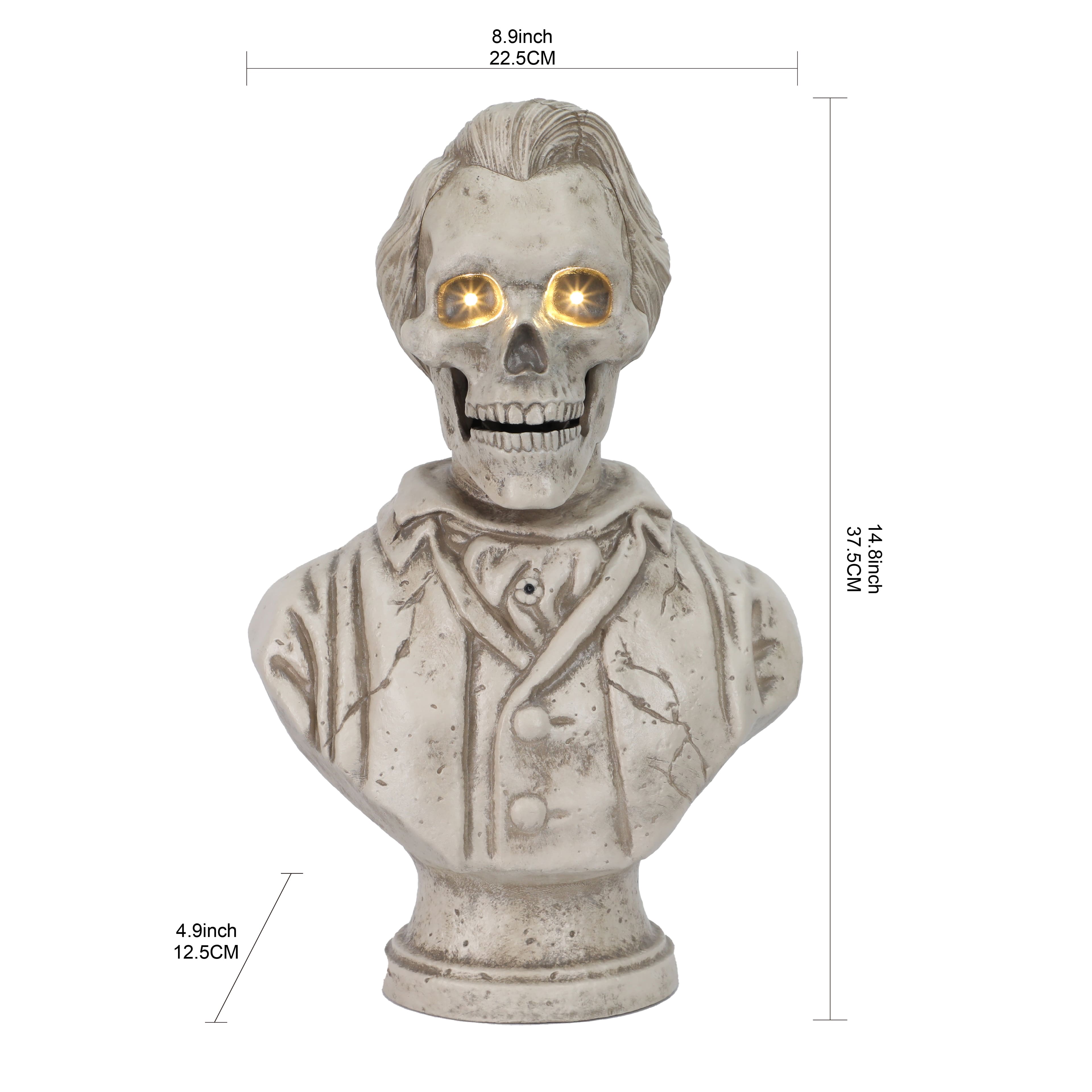 14.5&#x22; Animated Skeleton Bust by Ashland&#xAE;