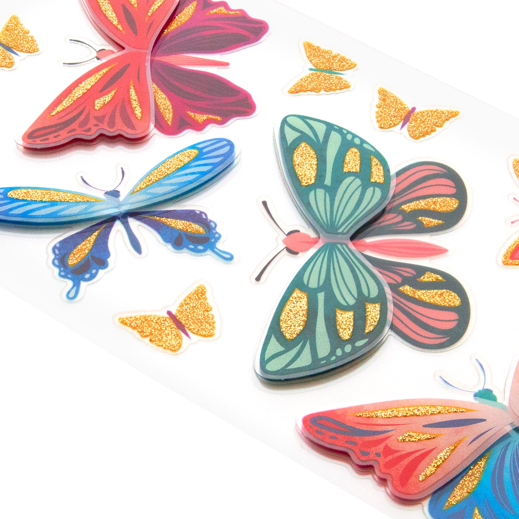 Golden Butterflies Dimensional Stickers by Recollections™