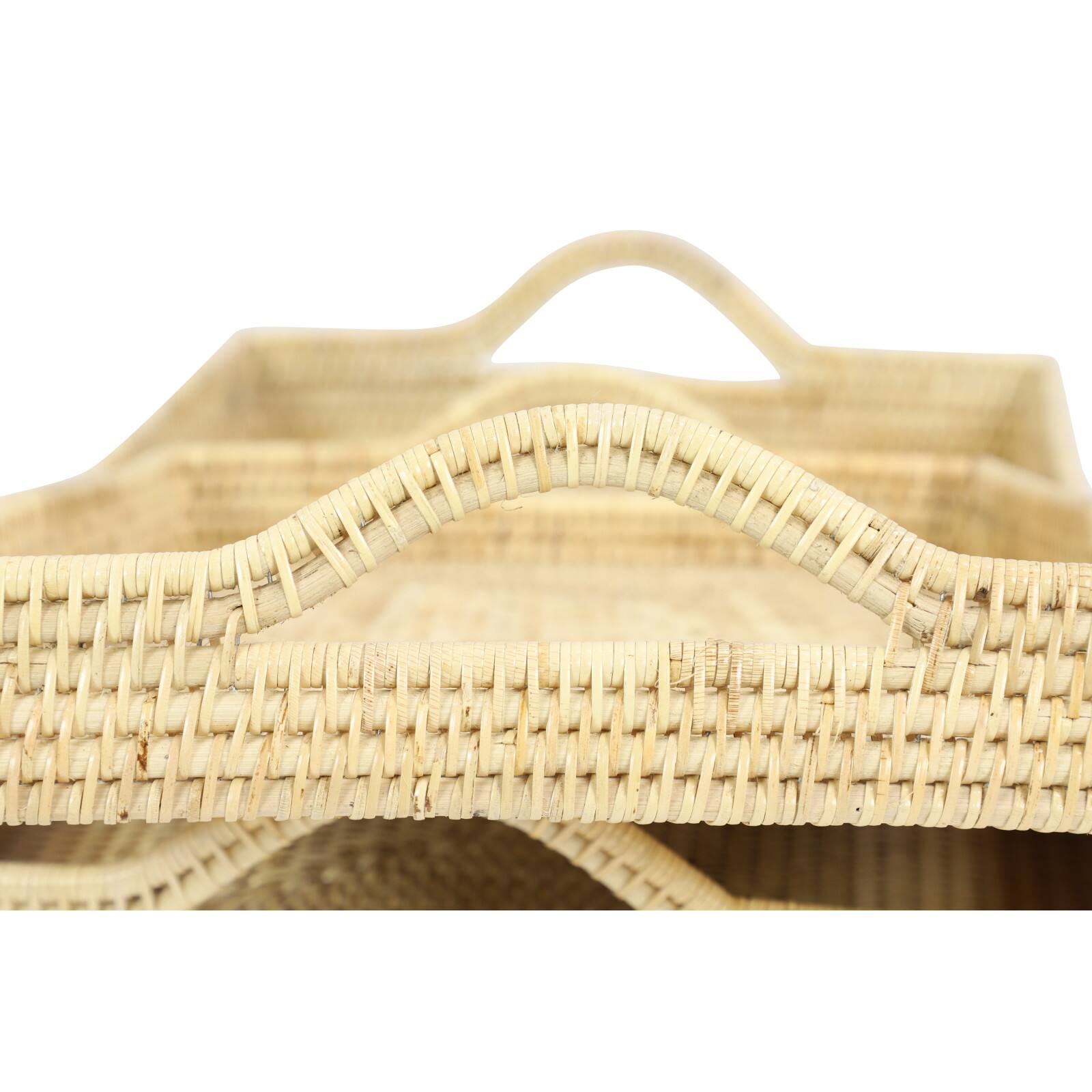 Light Brown Wood Boho Style Tray Set Michaels