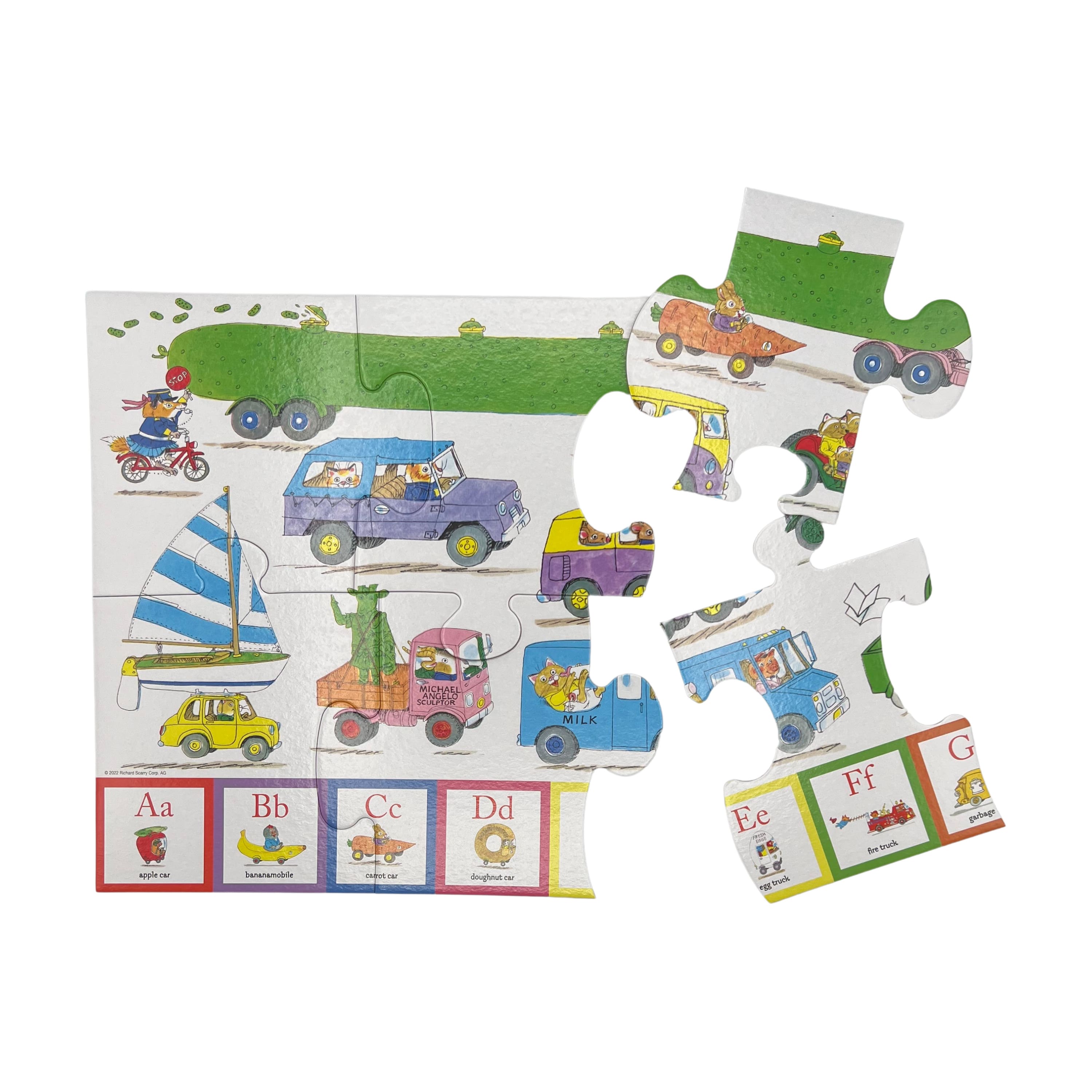 Richard Scarry&#x27;s Things That Go! Giant Floor Puzzle: 26 Pcs