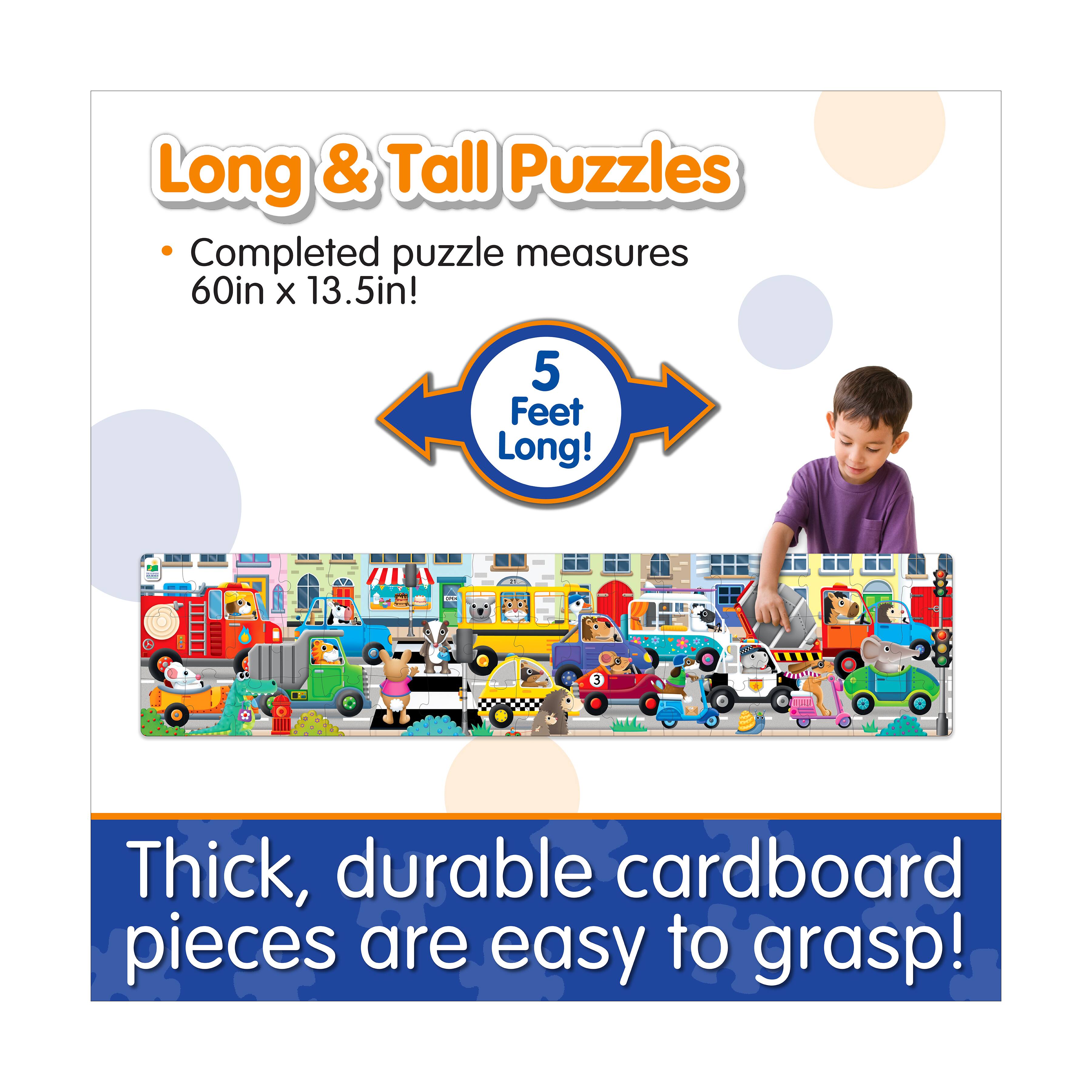 Long & Tall Puzzle - Traffic Jam: 50+ Pcs