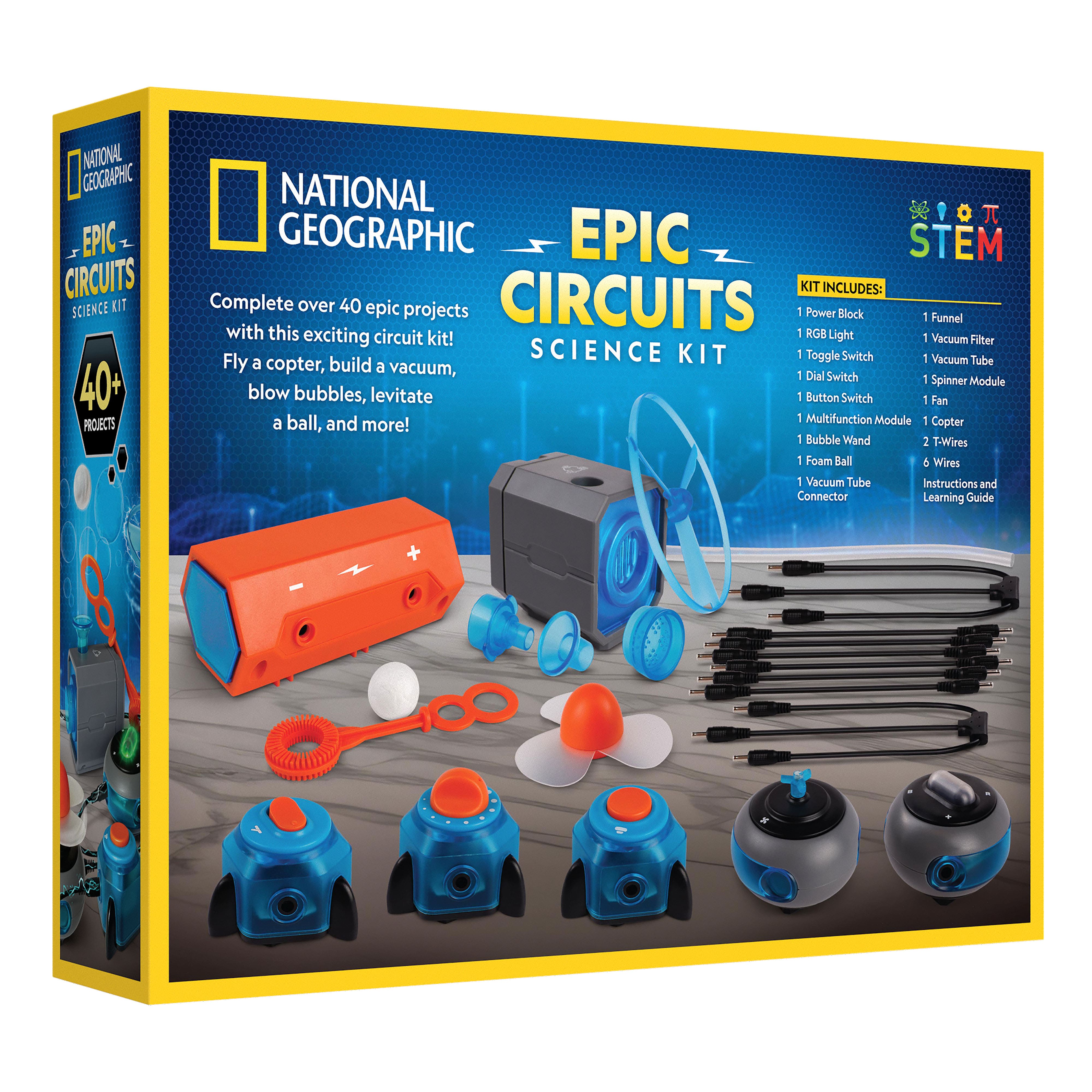 National Geographic&#x2122; Epic Circuits Science Kit