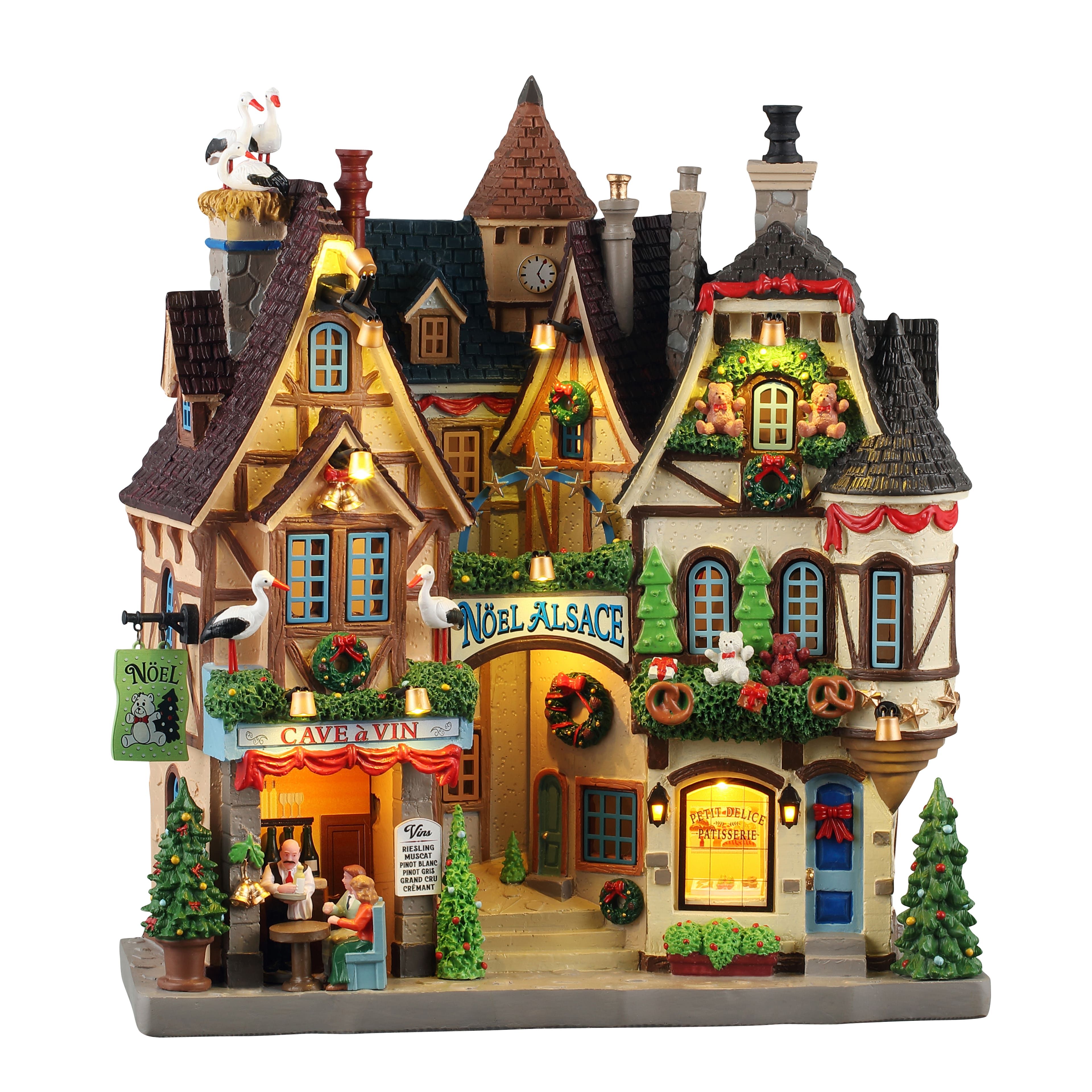 Lemax&#xAE; Caddington Village Facade Noel Alsace