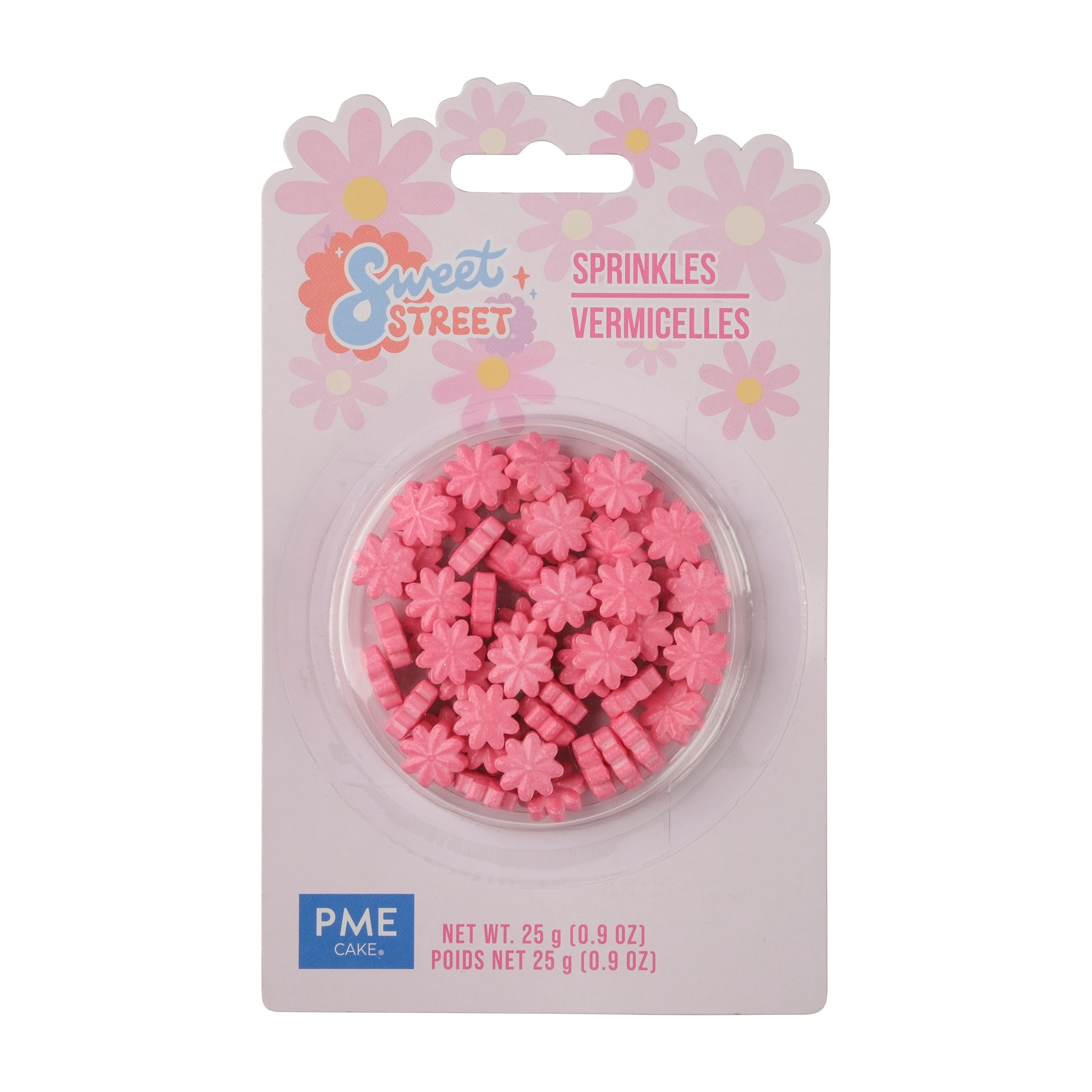 PME Cake Sweet Street&#xAE; Pink Flowers Sprinkles