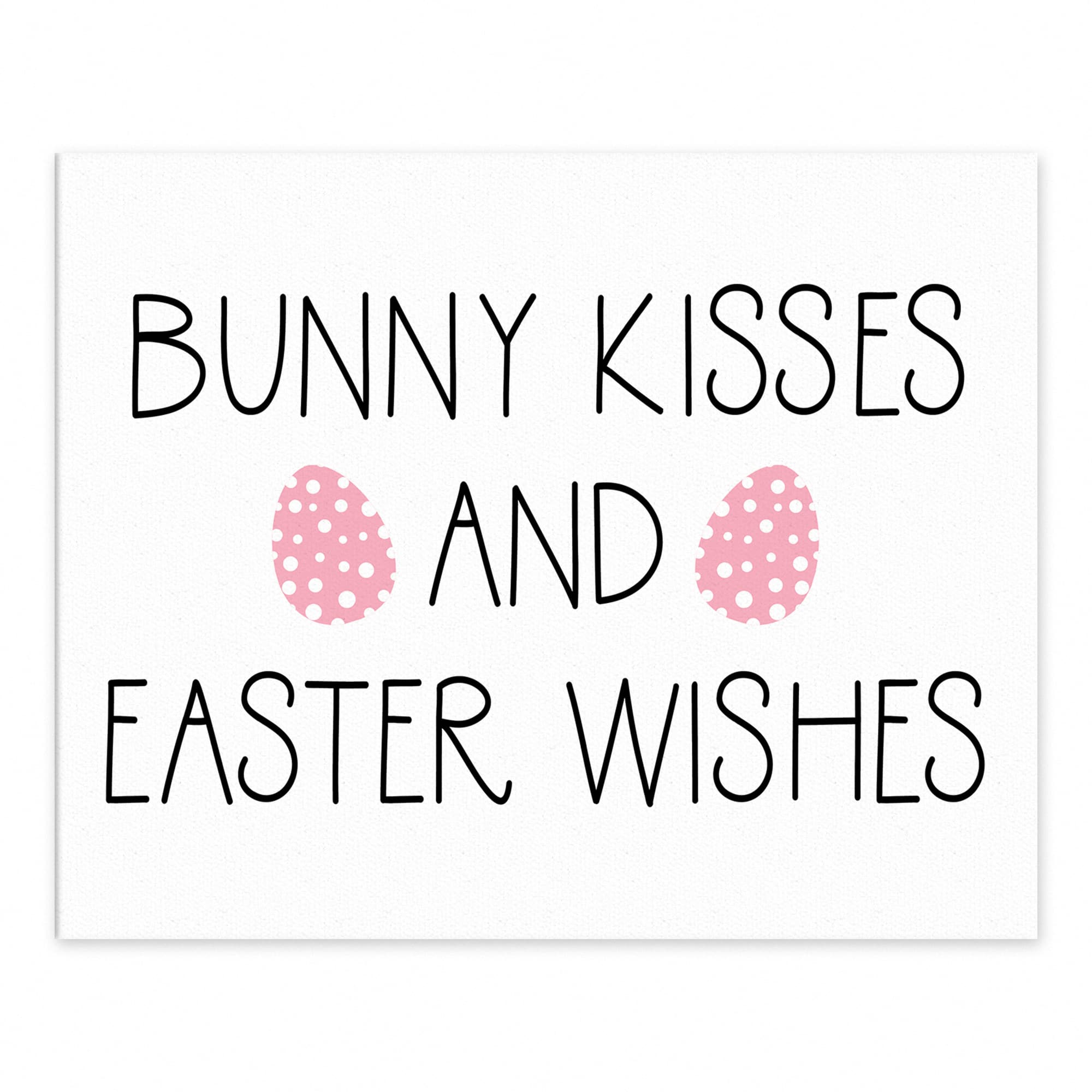 Purchase the Bunny Kisses and Easter Wishes Tabletop Canvas at Michaels