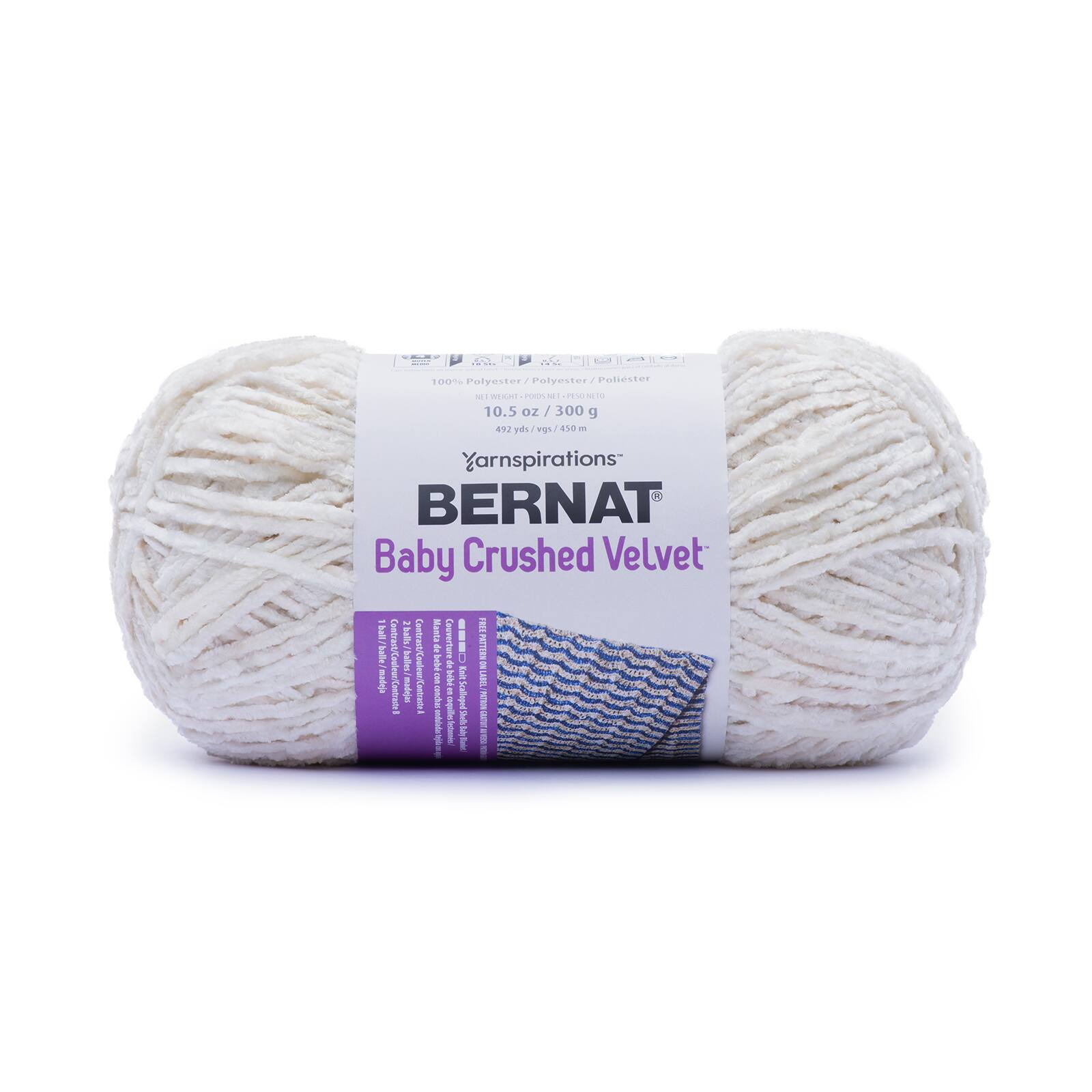 Yarnspirations™ Bernat® Baby Crushed Velvet Yarn Michaels