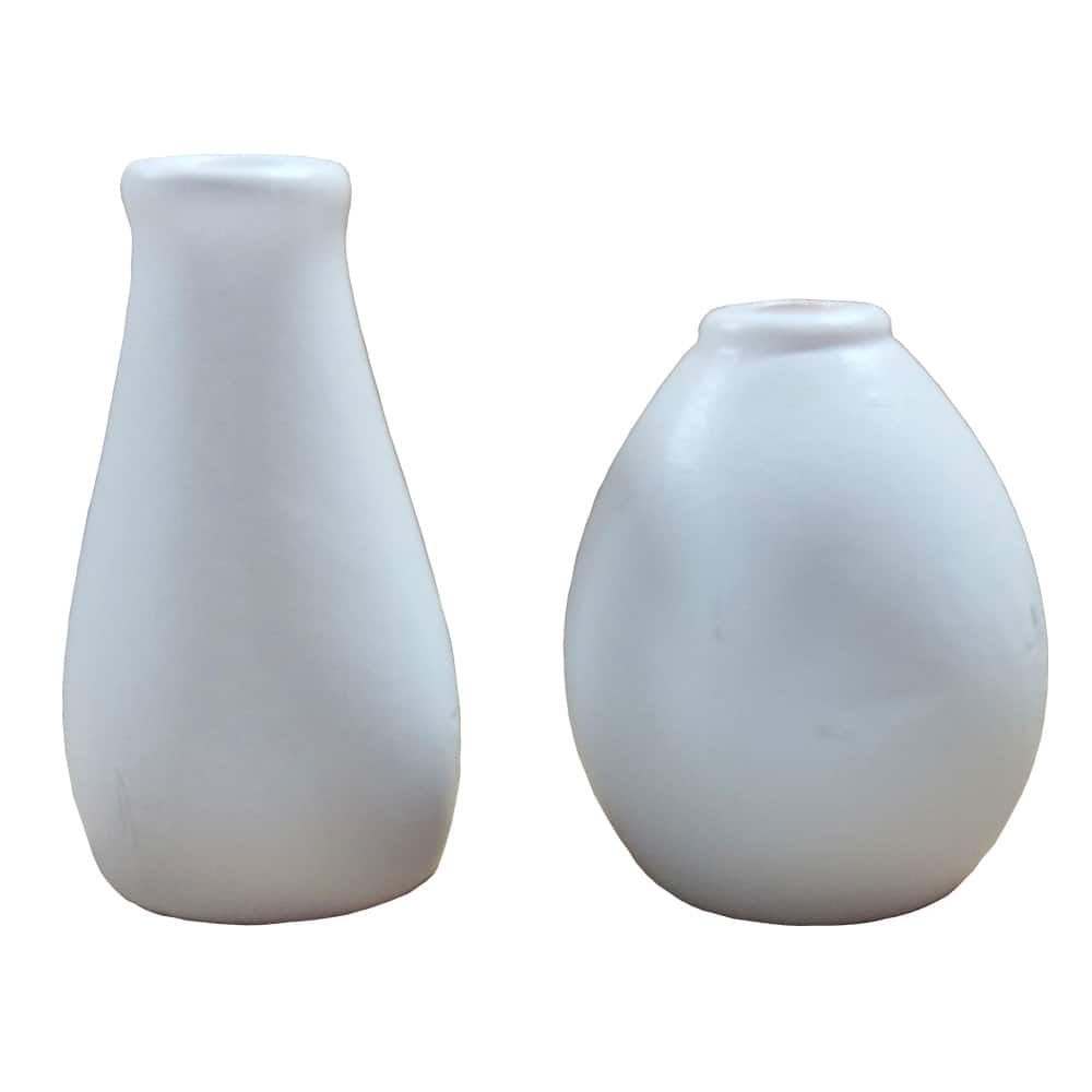 Miniature White Vase Set by Make Market® | Michaels