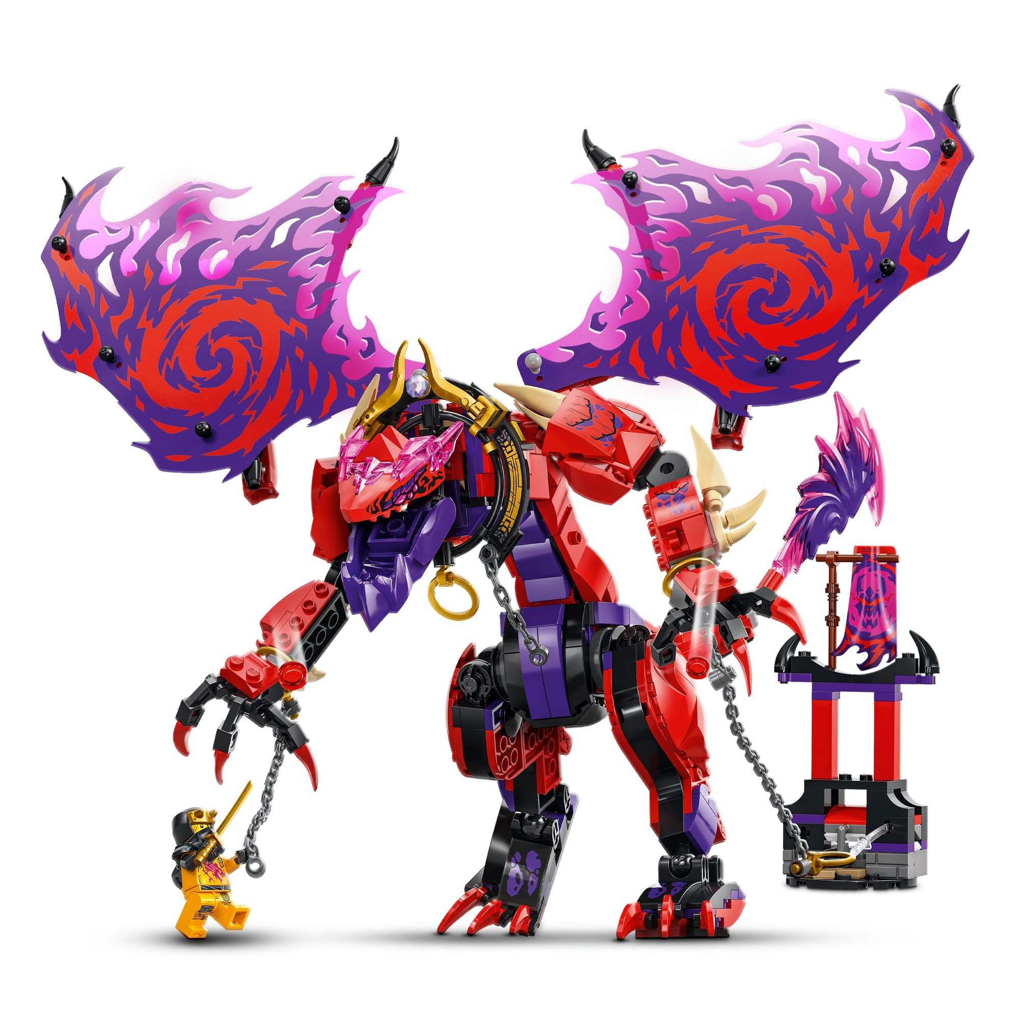 LEGO® NINJAGO® Thunderfang Dragon of Chaos Ninja Toy Set 71832