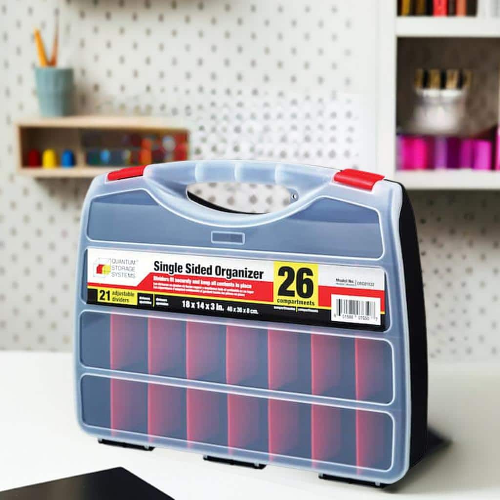 Quantum Storage Systems® Black & Red Single-Sided Organizer