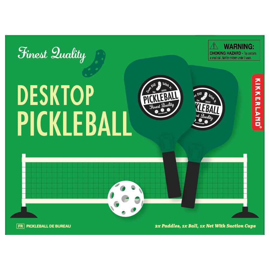 Kikkerland&#xAE; Desktop Pickleball Game