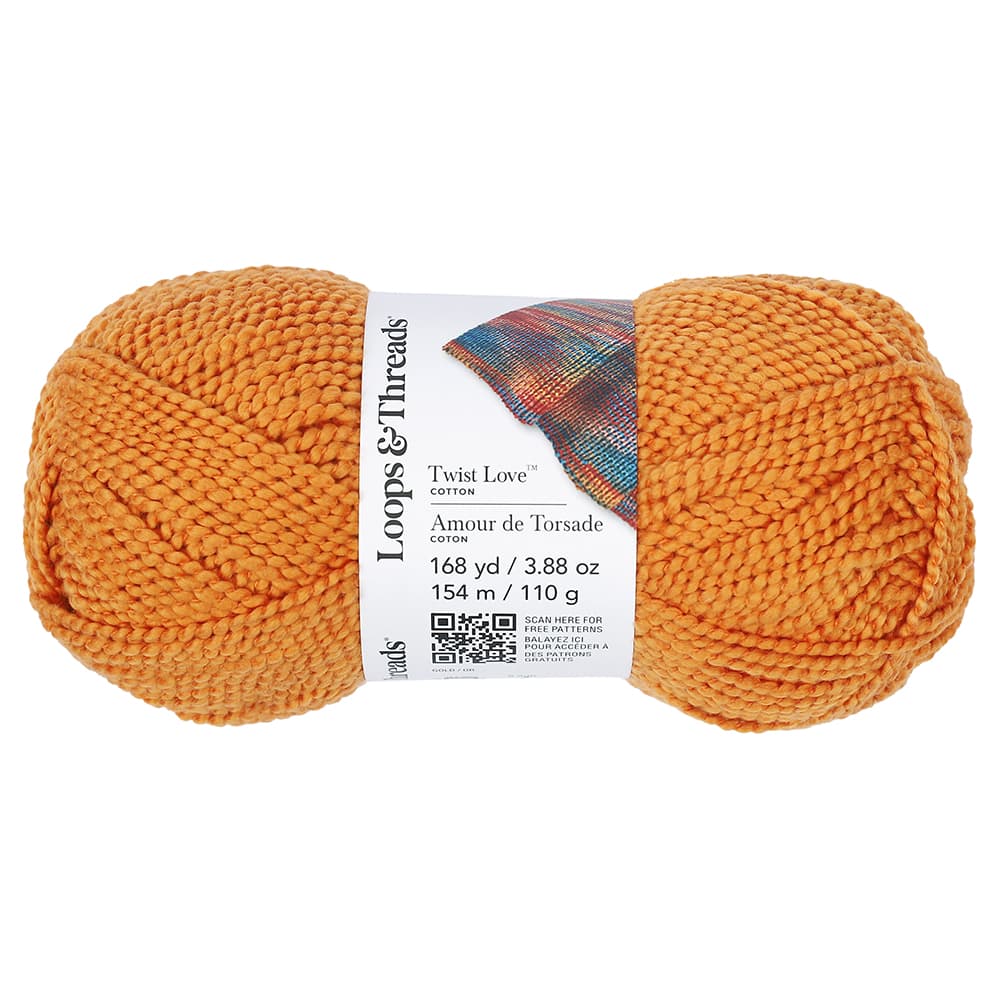 Twist Love™ Cotton Yarn by Loops & Threads®