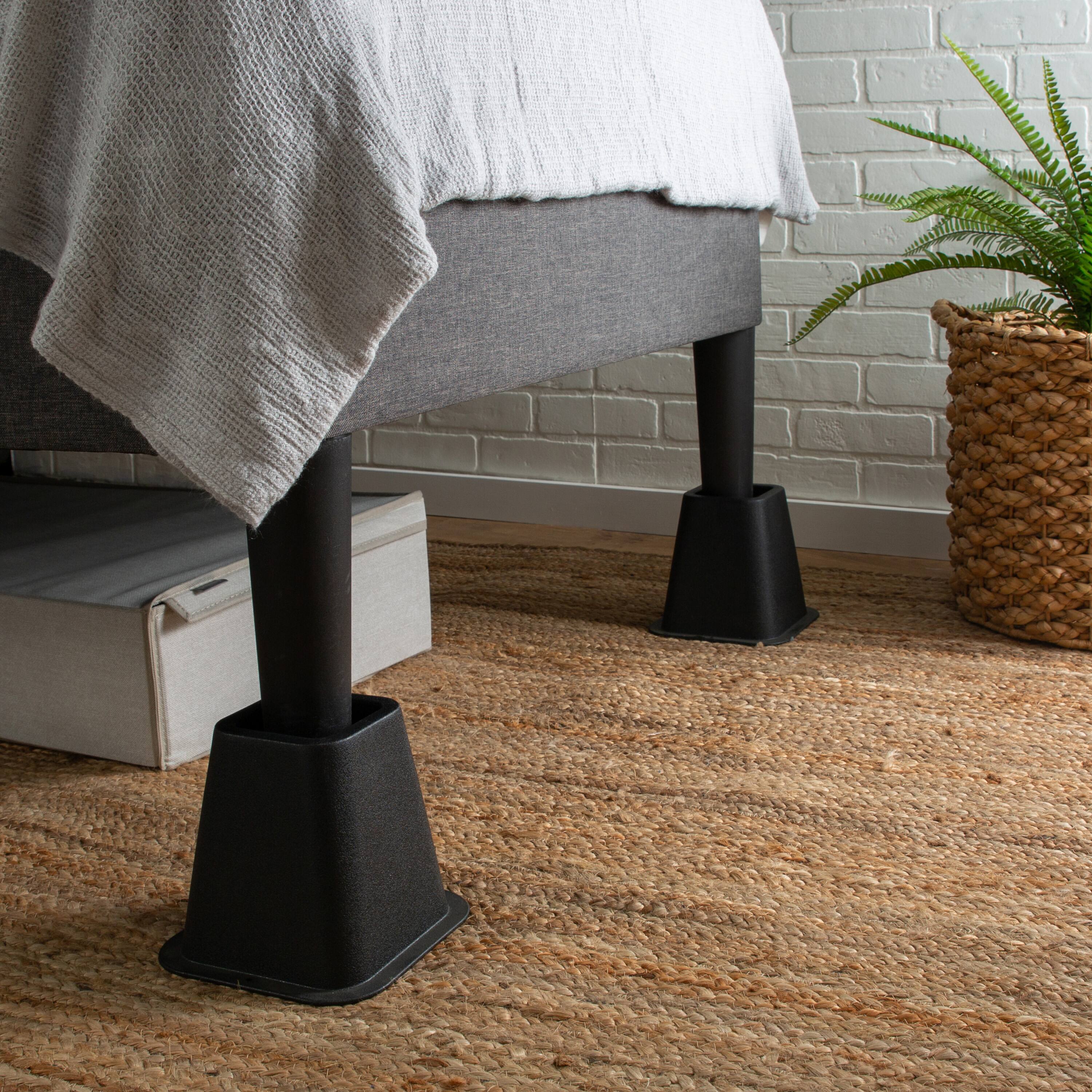 Simplify 6" Bed Risers with Wheel Caster Stabilizer