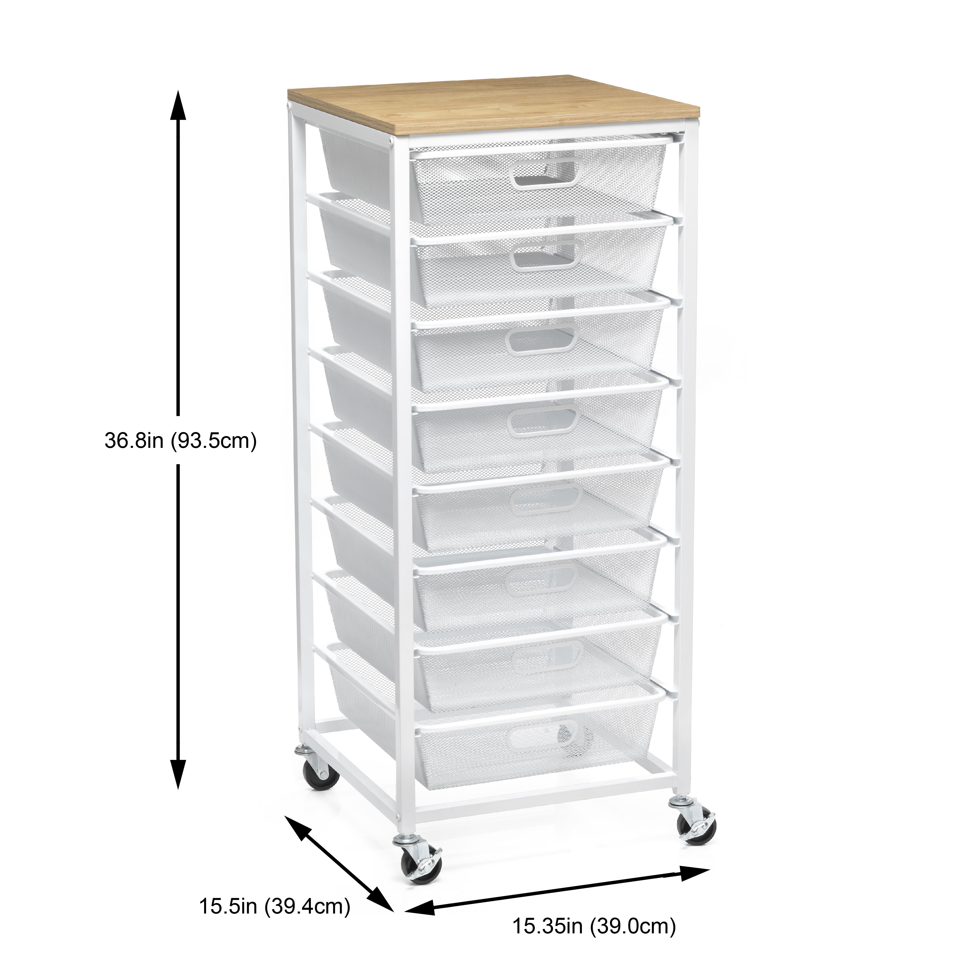 Metro 8-Drawer Rolling Cart by Simply Tidy&#xAE;