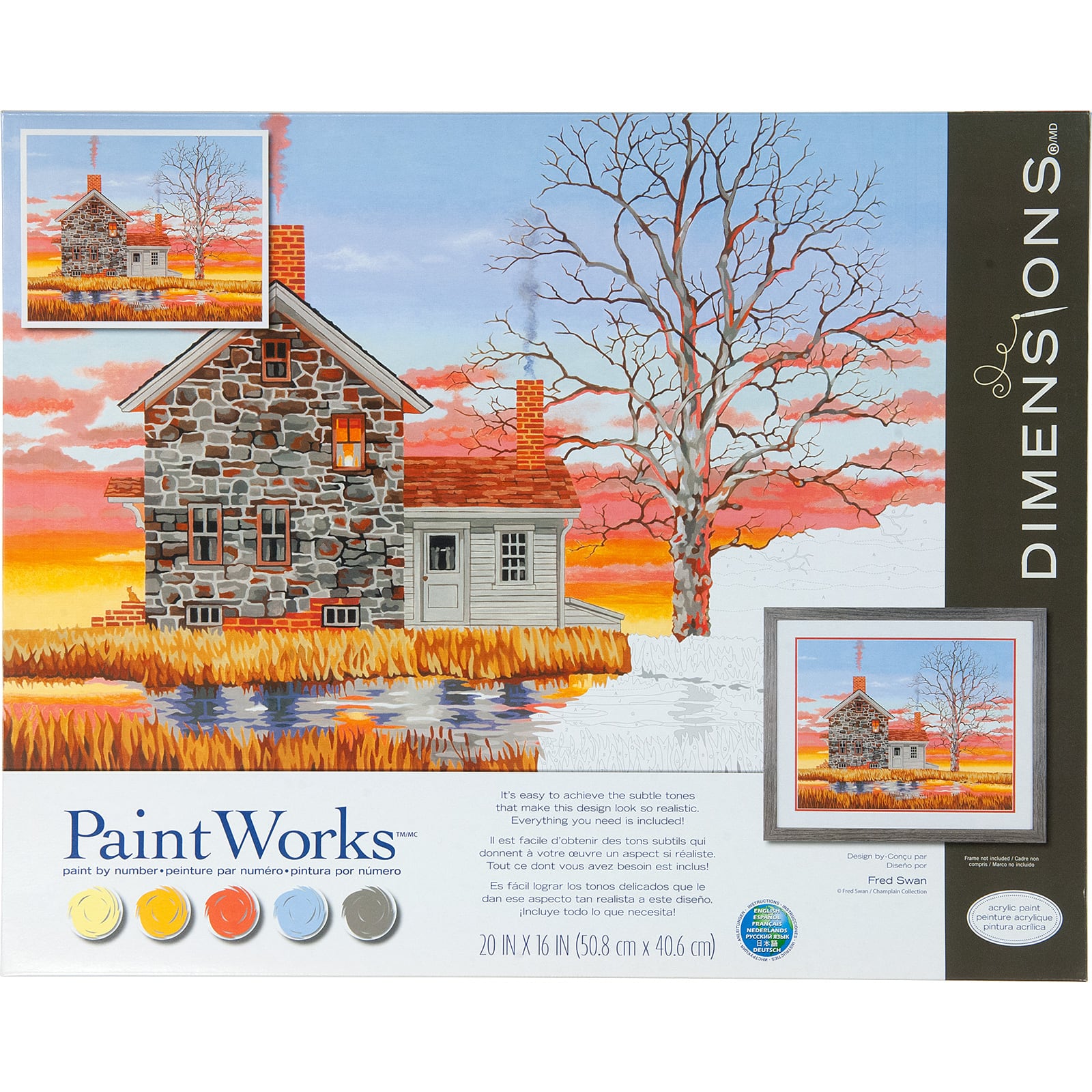 Mini Paint-by-Number Kit 001-708-07898 - Dickinson Jewelers