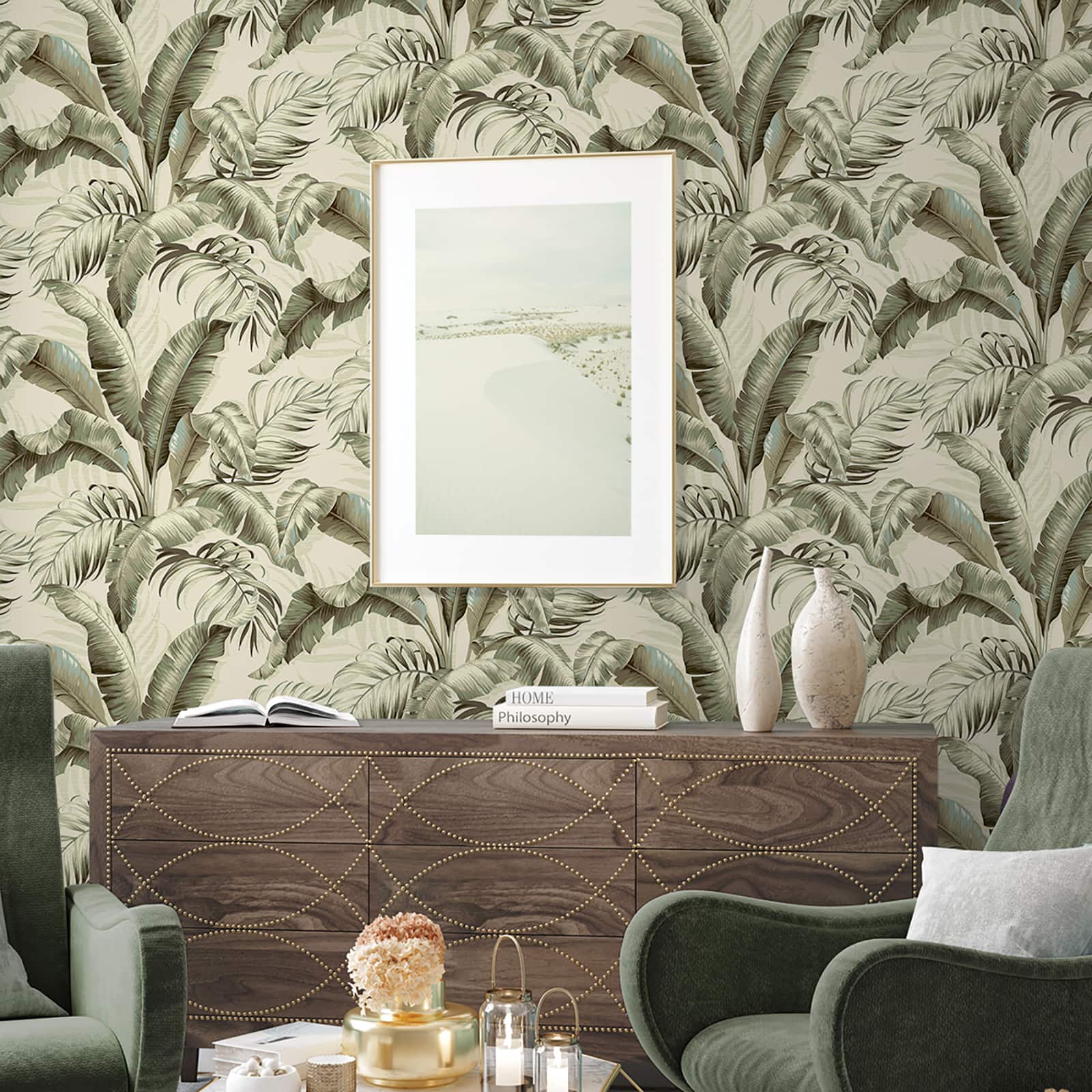 Tommy Bahama® Palmiers Peel & Stick Wallpaper