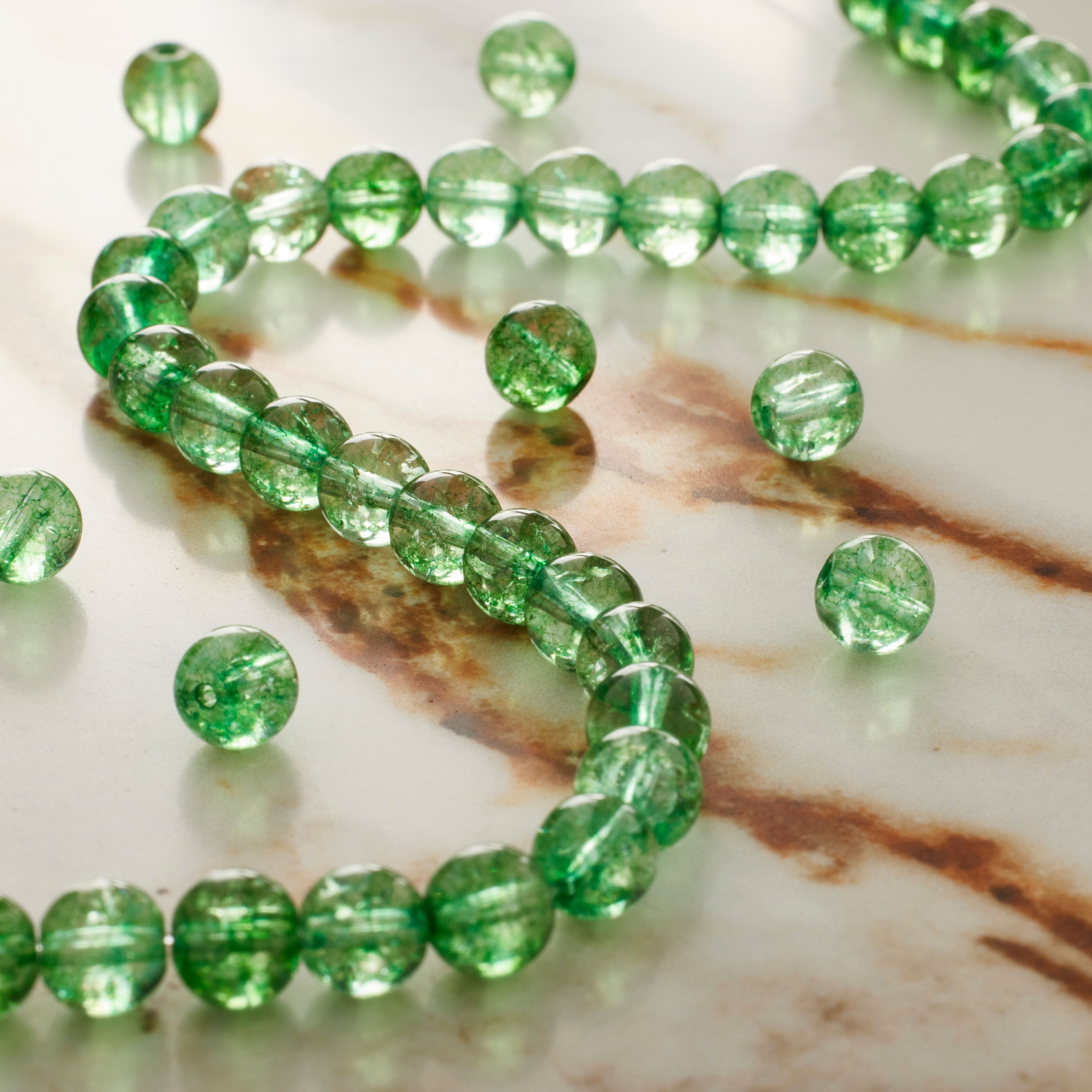 Light Green Quartz Round Beads by Bead Landing&#x2122;