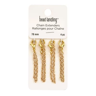 12 Packs 4 ct. 48 total 70mm Chain Extender by Bead Landing Michaels