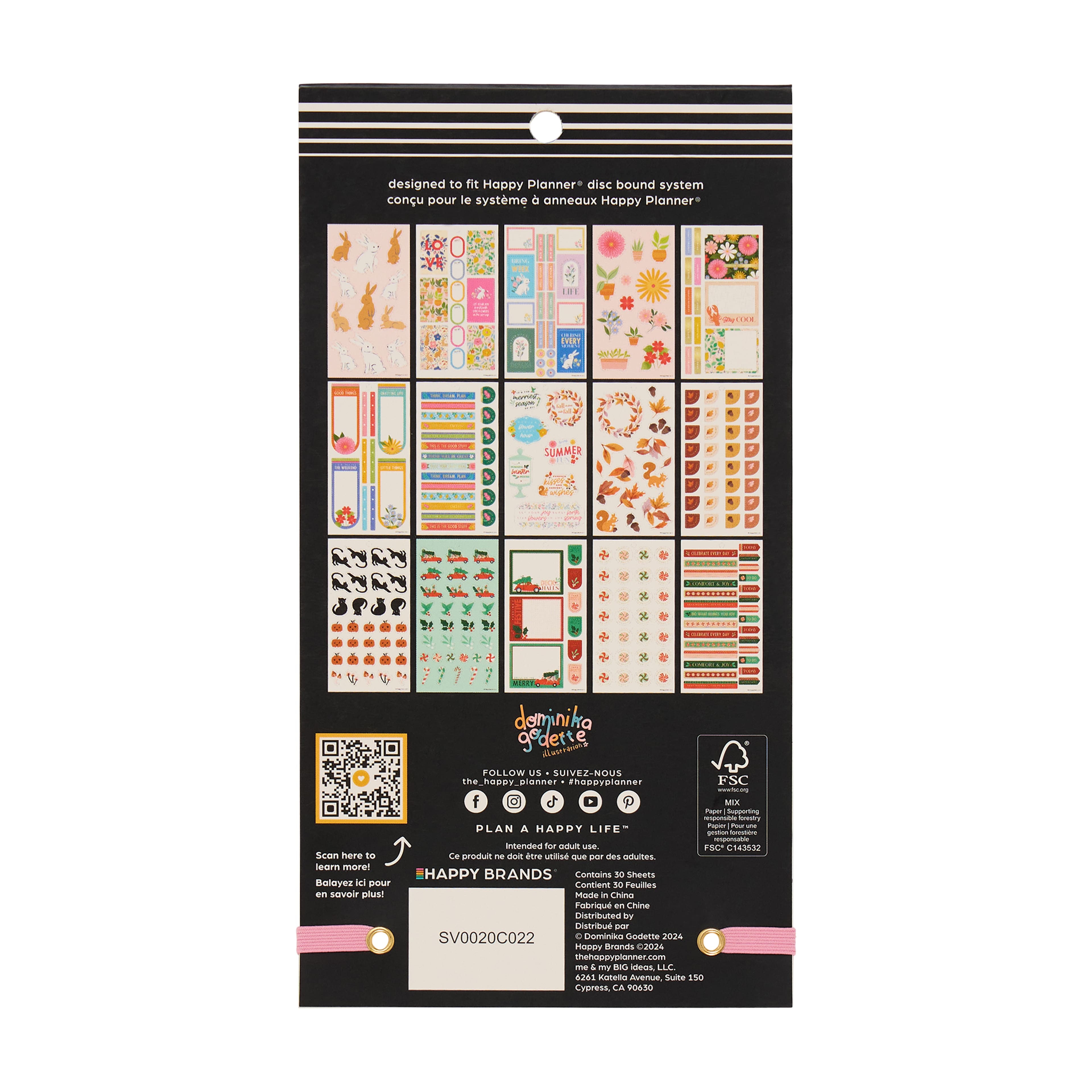 The Classic Happy Planner® Whimsical Seasons Stickers