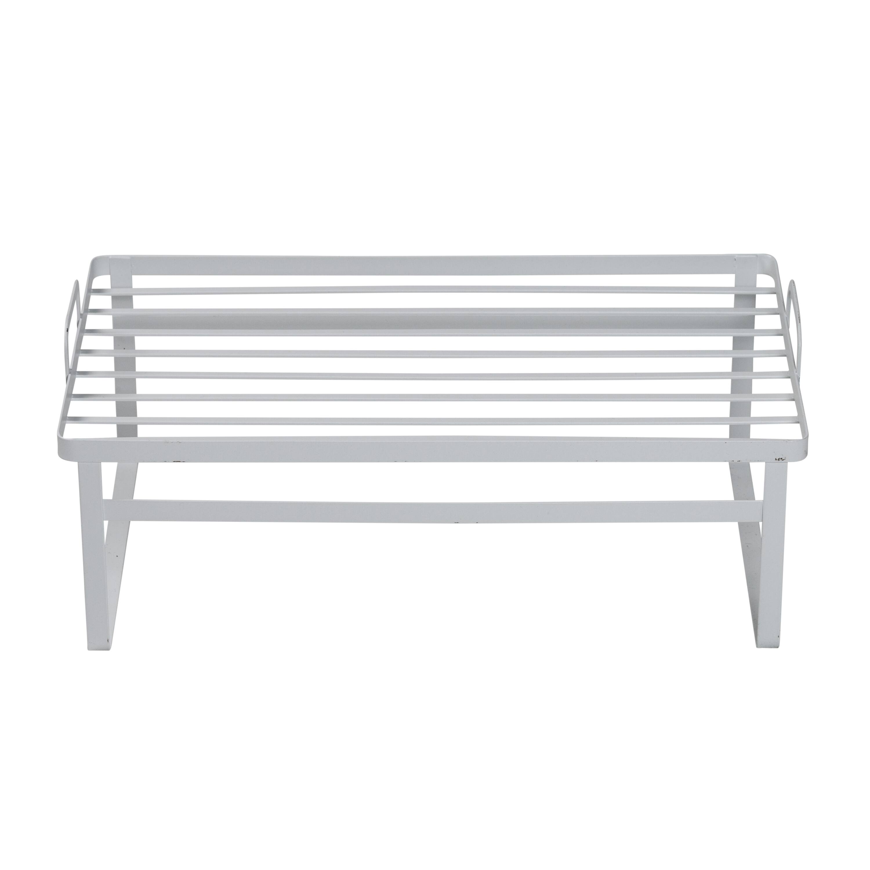 Honey Can Do White Stackable Shelves for Cabinets Set