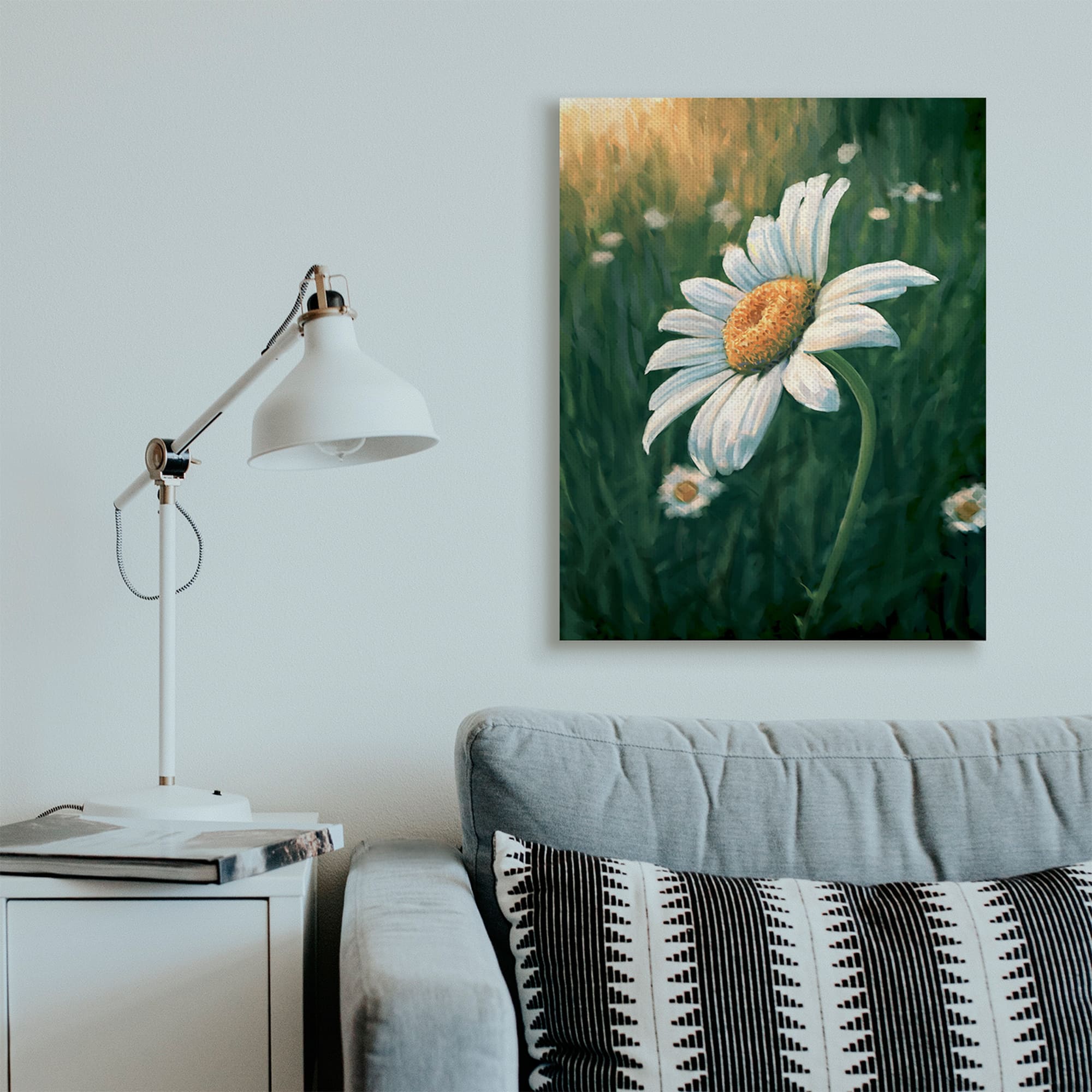 Stupell Industries Daisy Details in Field Canvas Wall Art