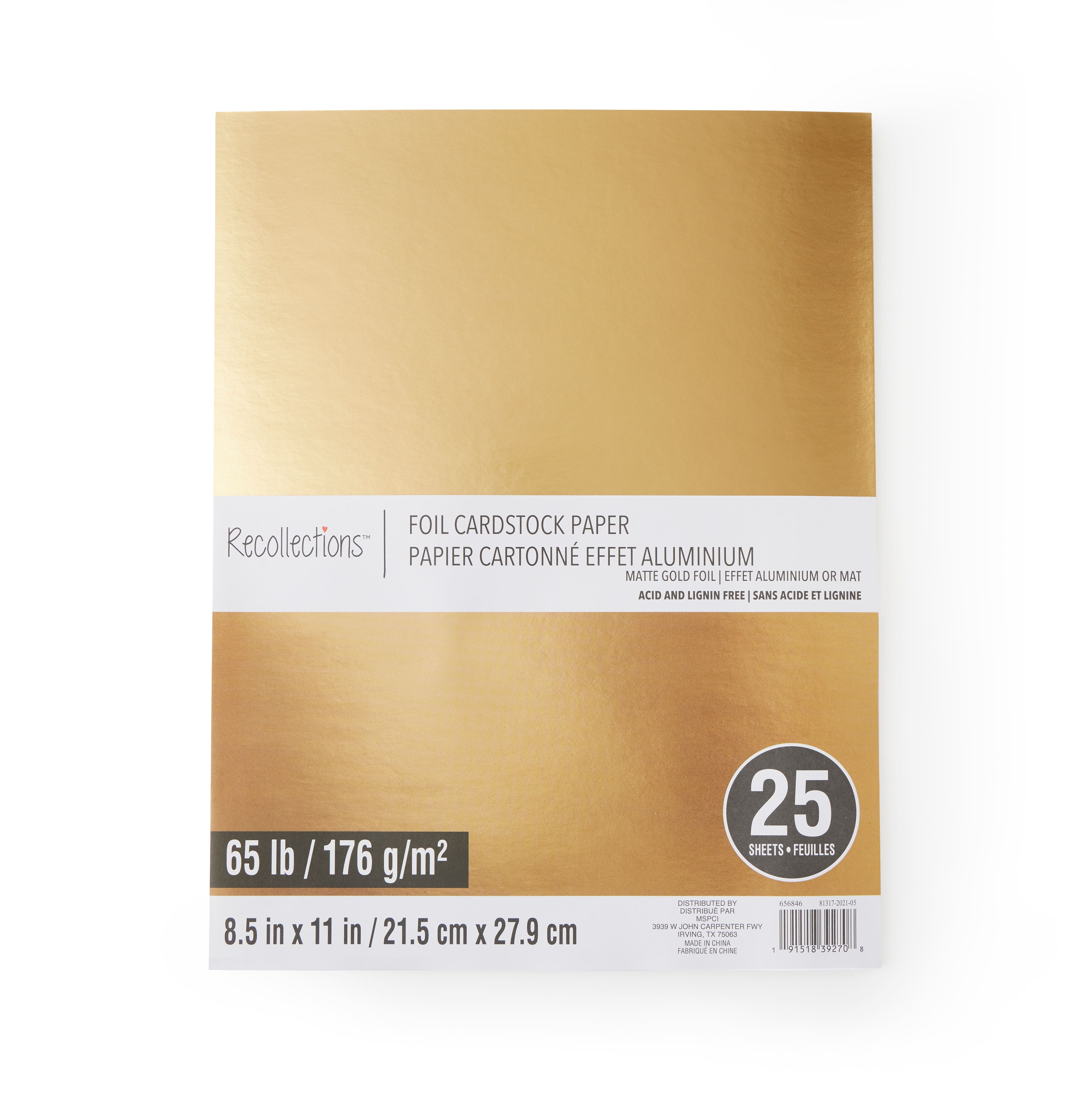 GOLD LEAF A4 Canvas Drawing Texture Papers Set of 25 Sheets