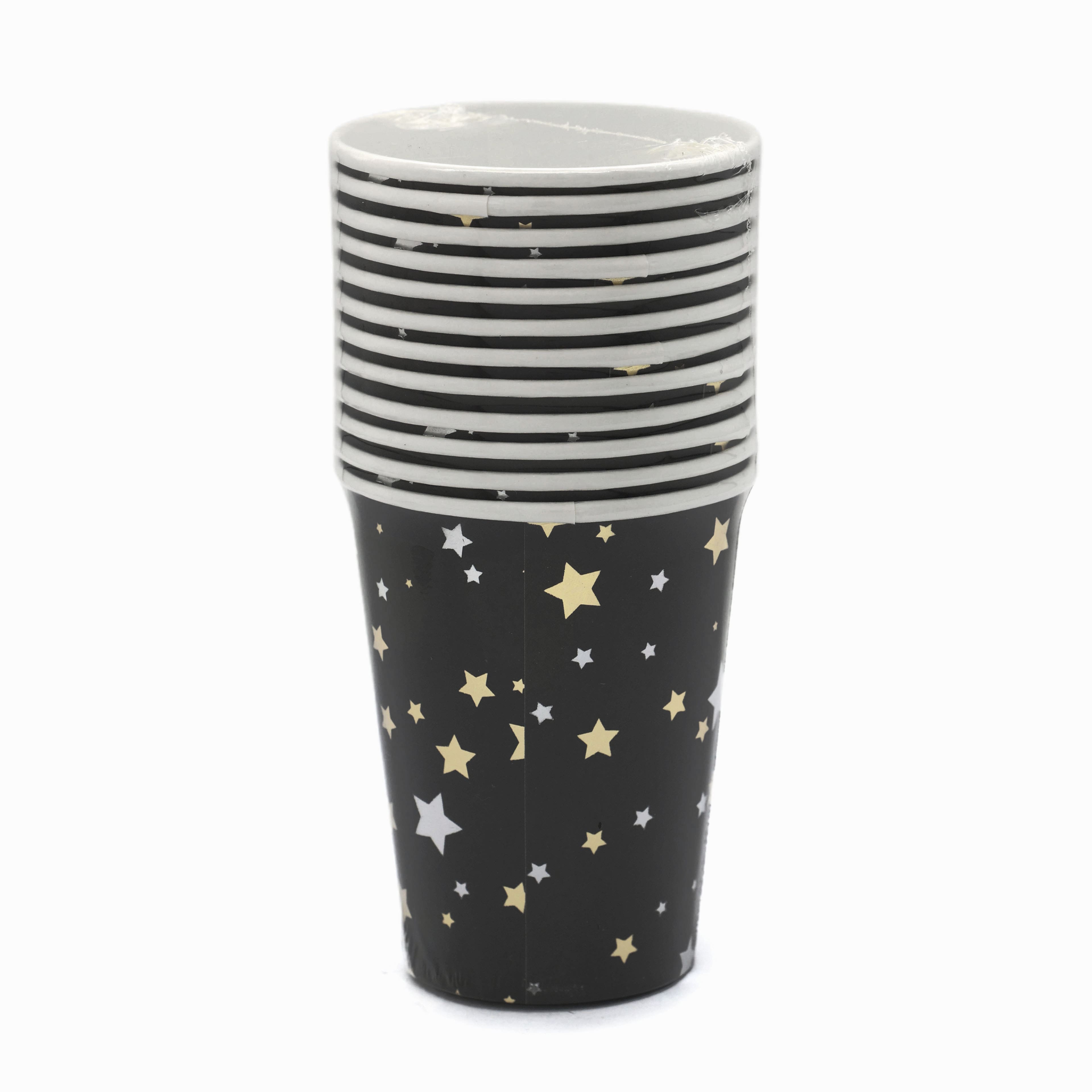 9oz. Black Congrats Grad Paper Cups, 12ct. by Celebrate It&#x2122;