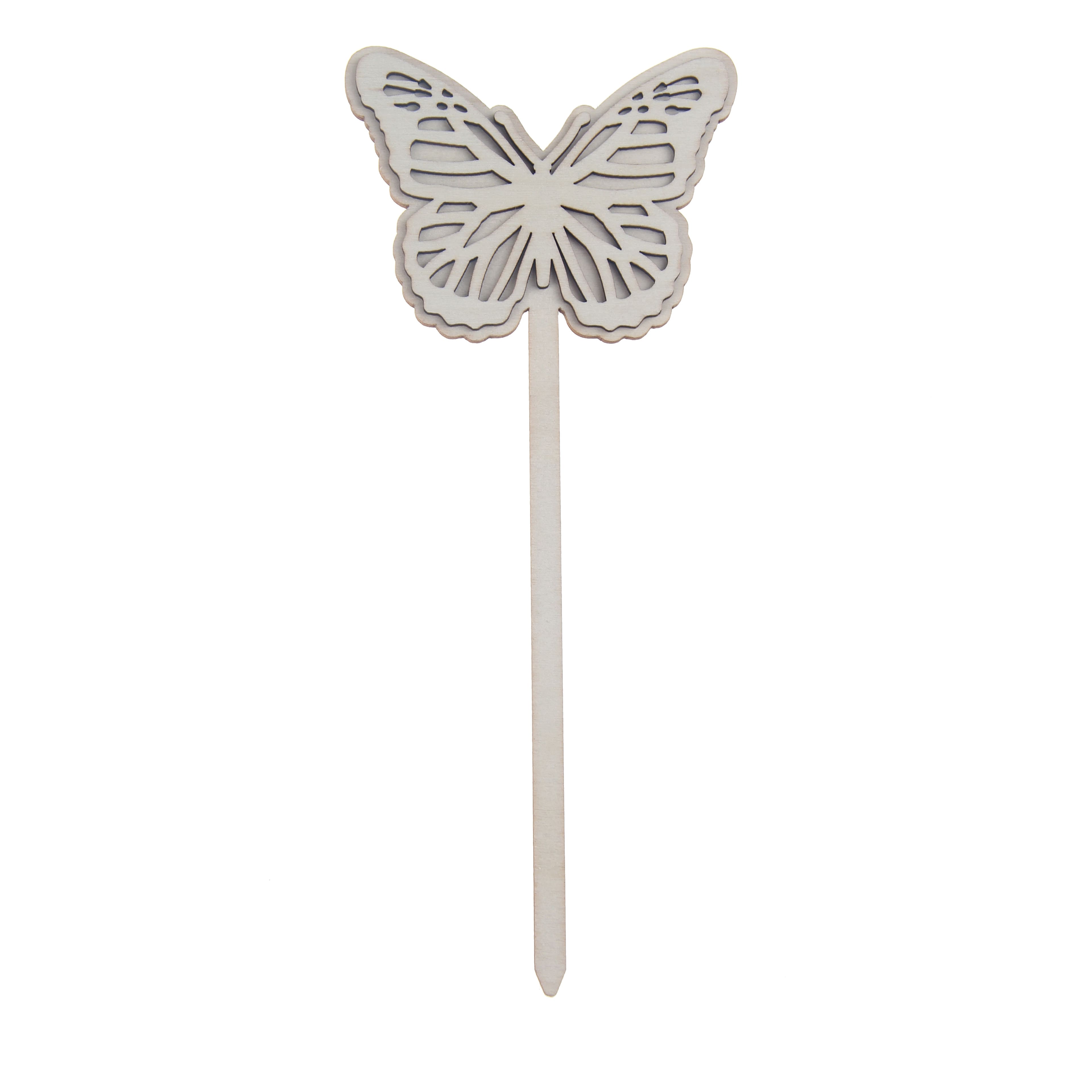 7.75&#x22; Butterfly Pick DIY Wood D&#xE9;cor by Make Market&#xAE;