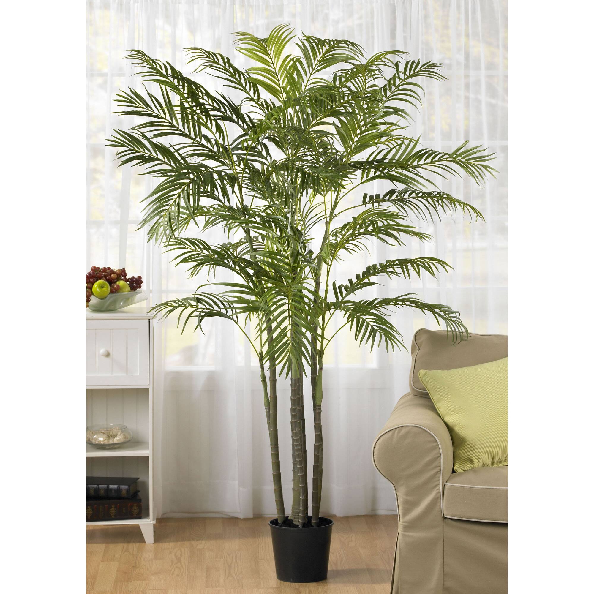 6ft. Potted Areca Palm Silk Tree Michaels