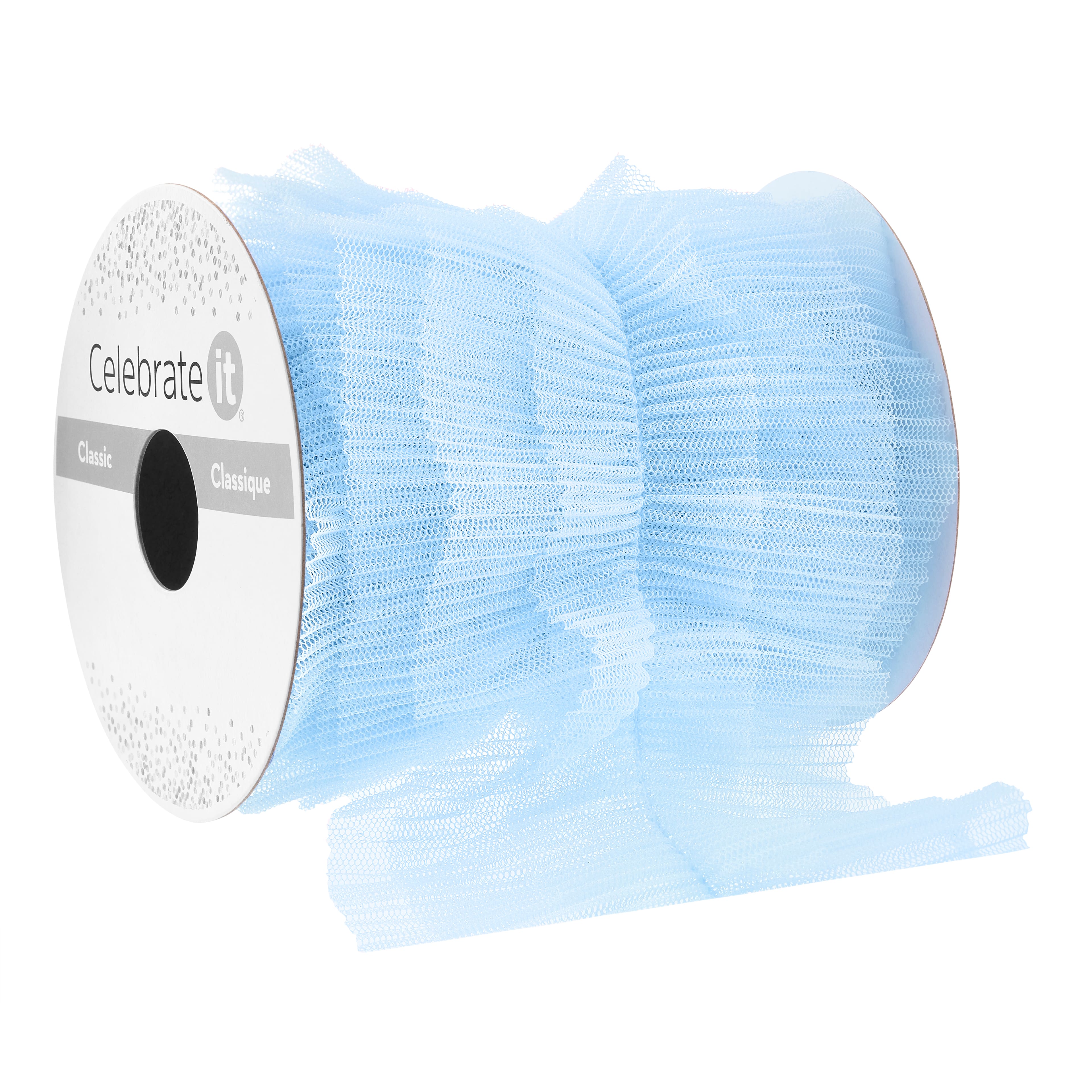 4" x 2yd. Layered Tulle Ribbon by Celebrate It® Classic