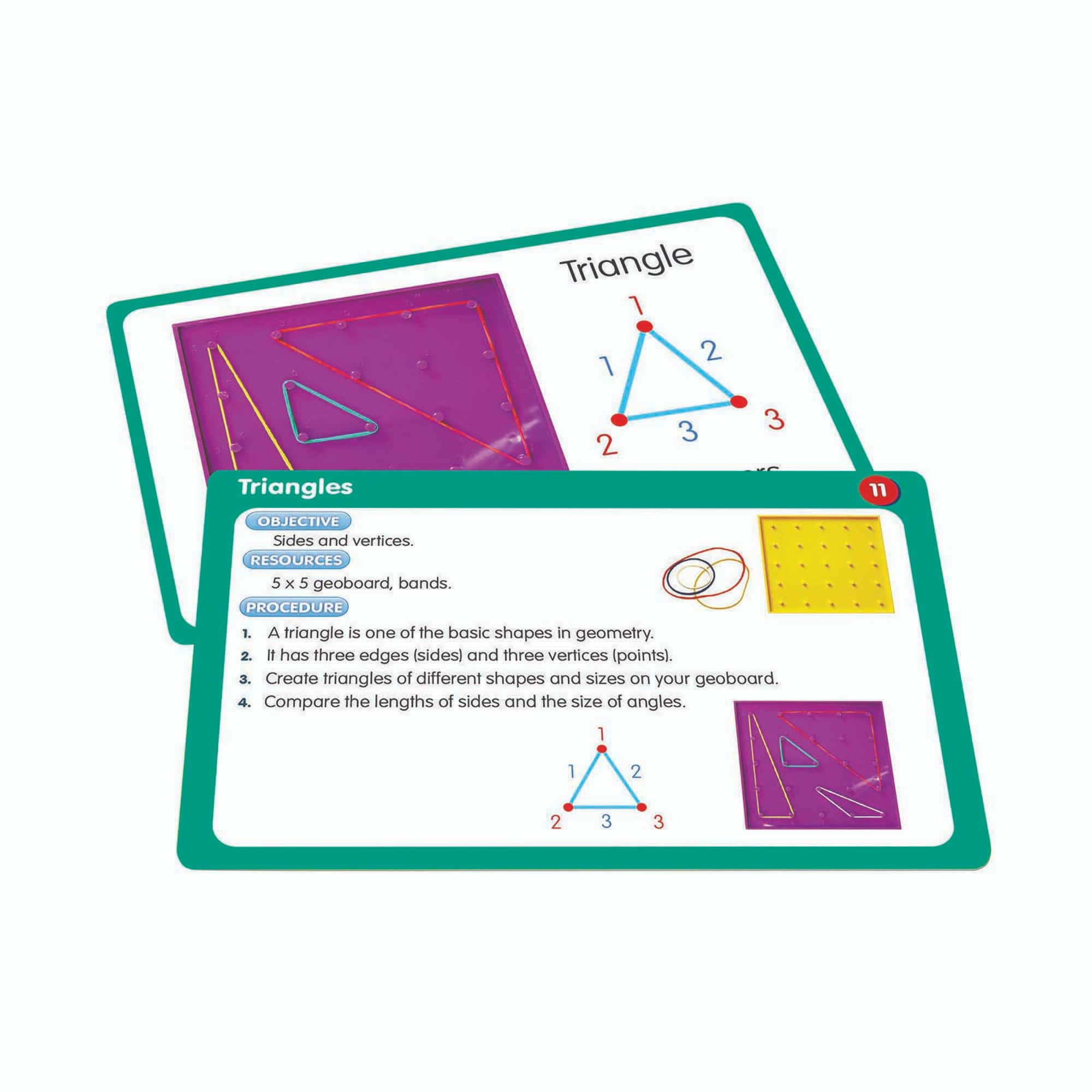 Junior Learning&#xAE; 50 Geoboard Educational Activities