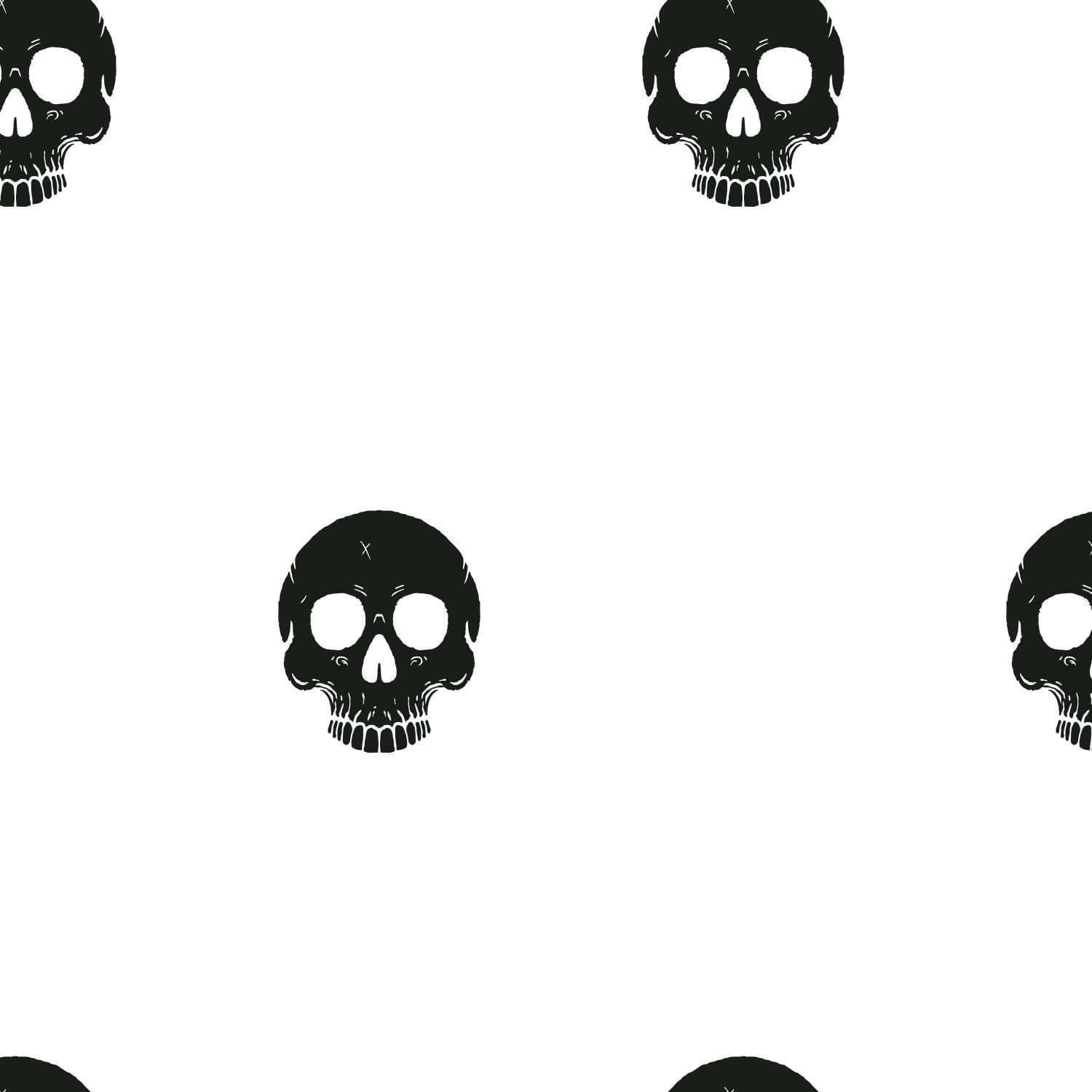 Graham  Brown Skull Roses Black Nonwoven Paper Paste the Wall Removable  Wallpaper 104560  The Home Depot